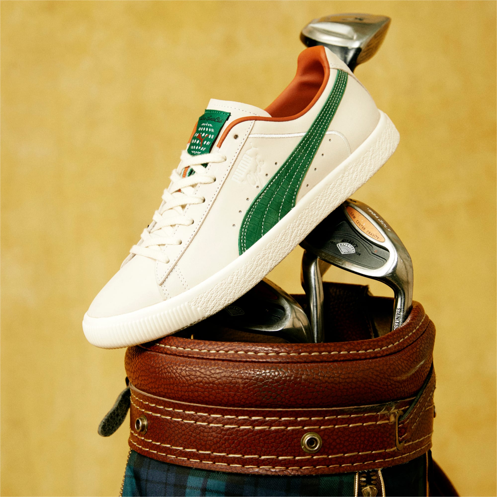 Puma clyde leather sneakers online