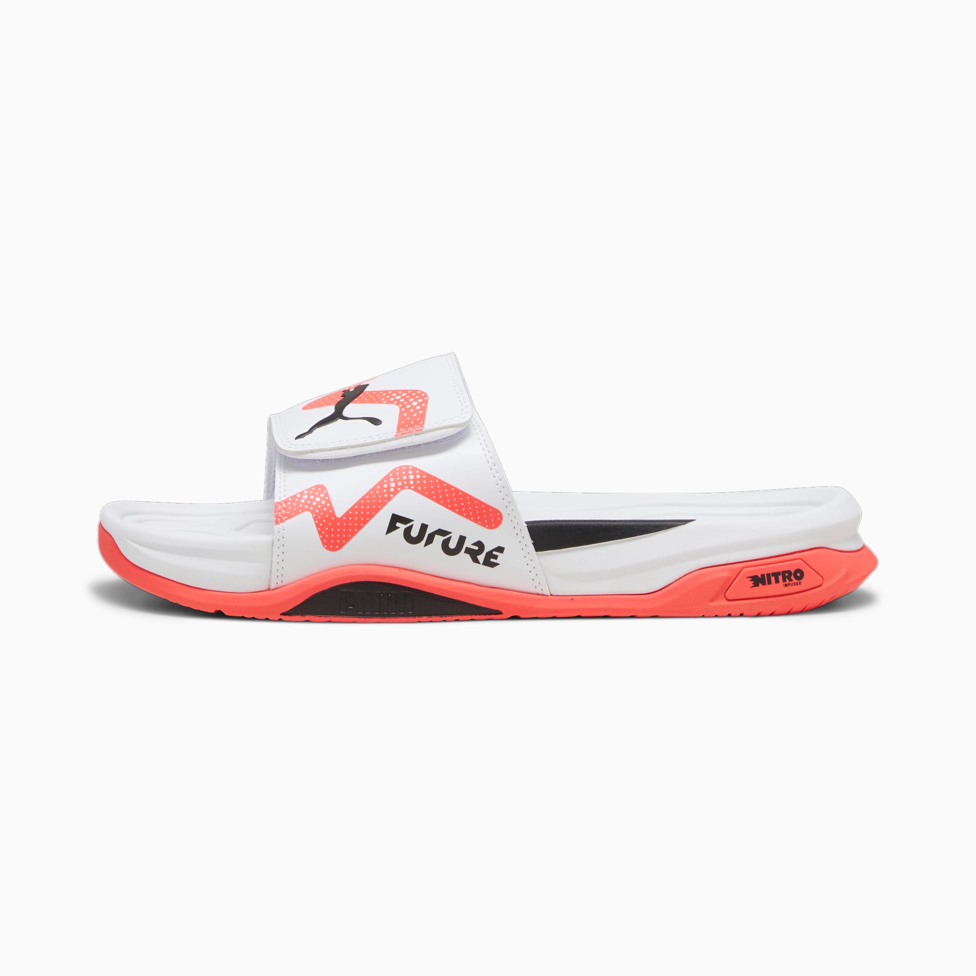 White clear puma hotsell slides