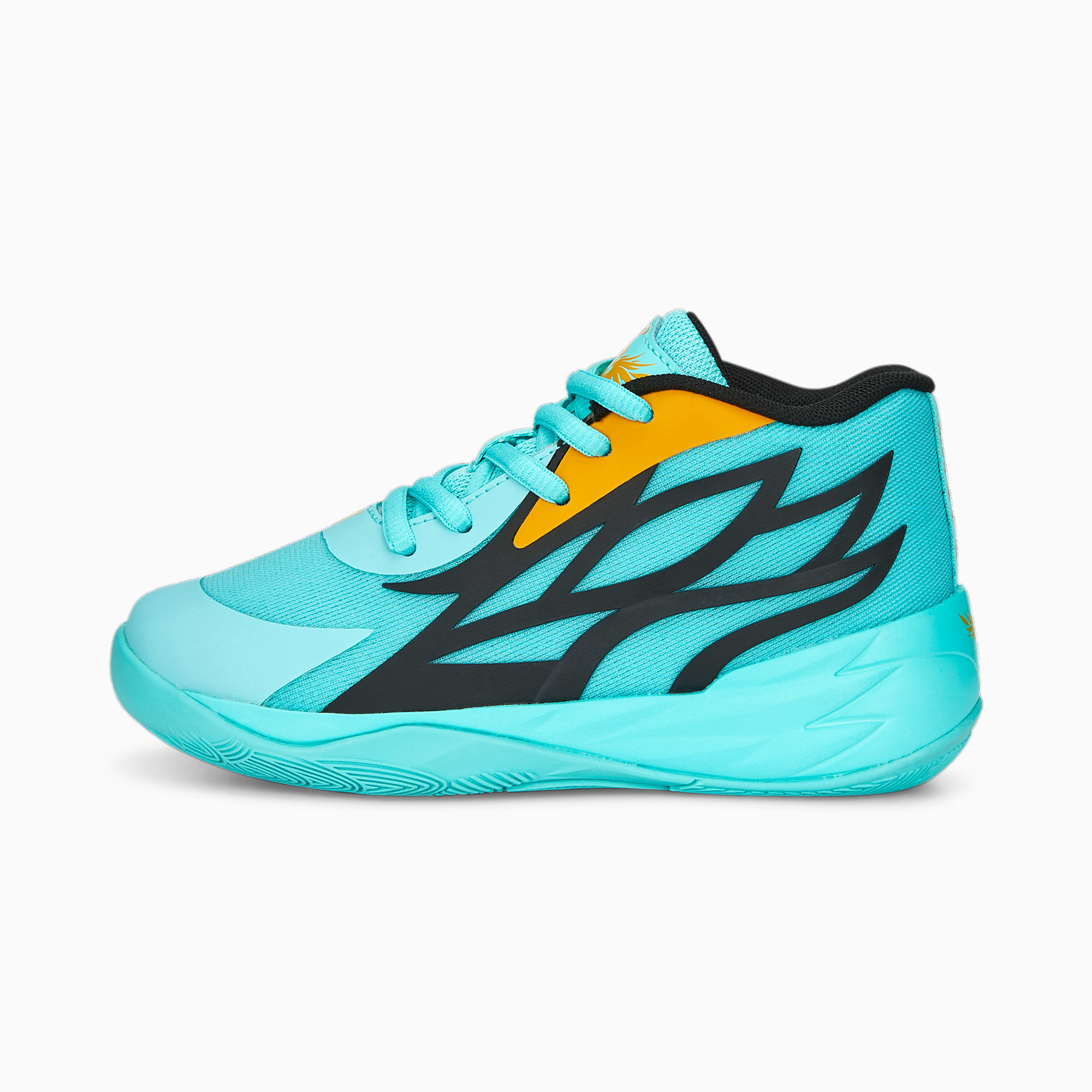 MB.02 Basketball Shoes - Kids 4-8 years | Elektro Aqua-PUMA Black ...