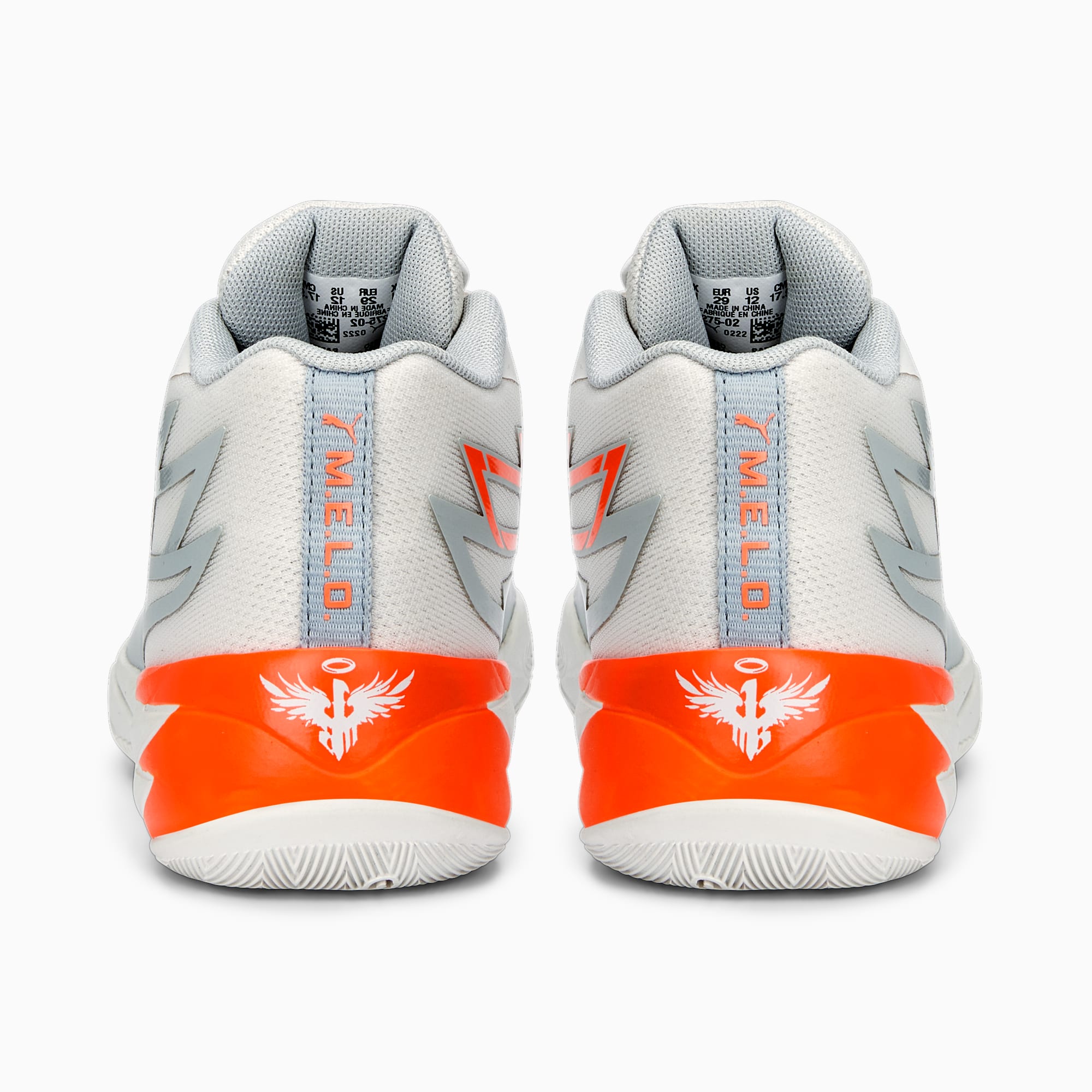 Puma shoes orange top kids