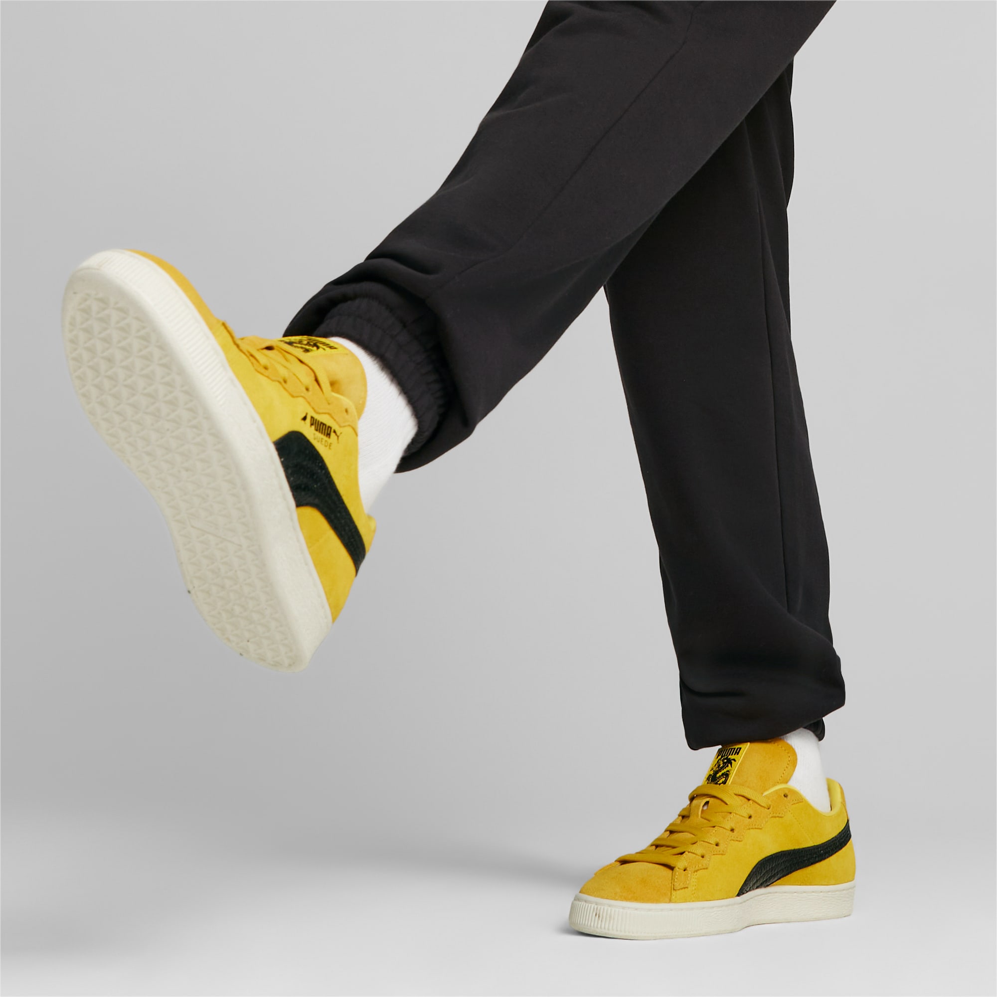 Yellow puma suede deals shoes