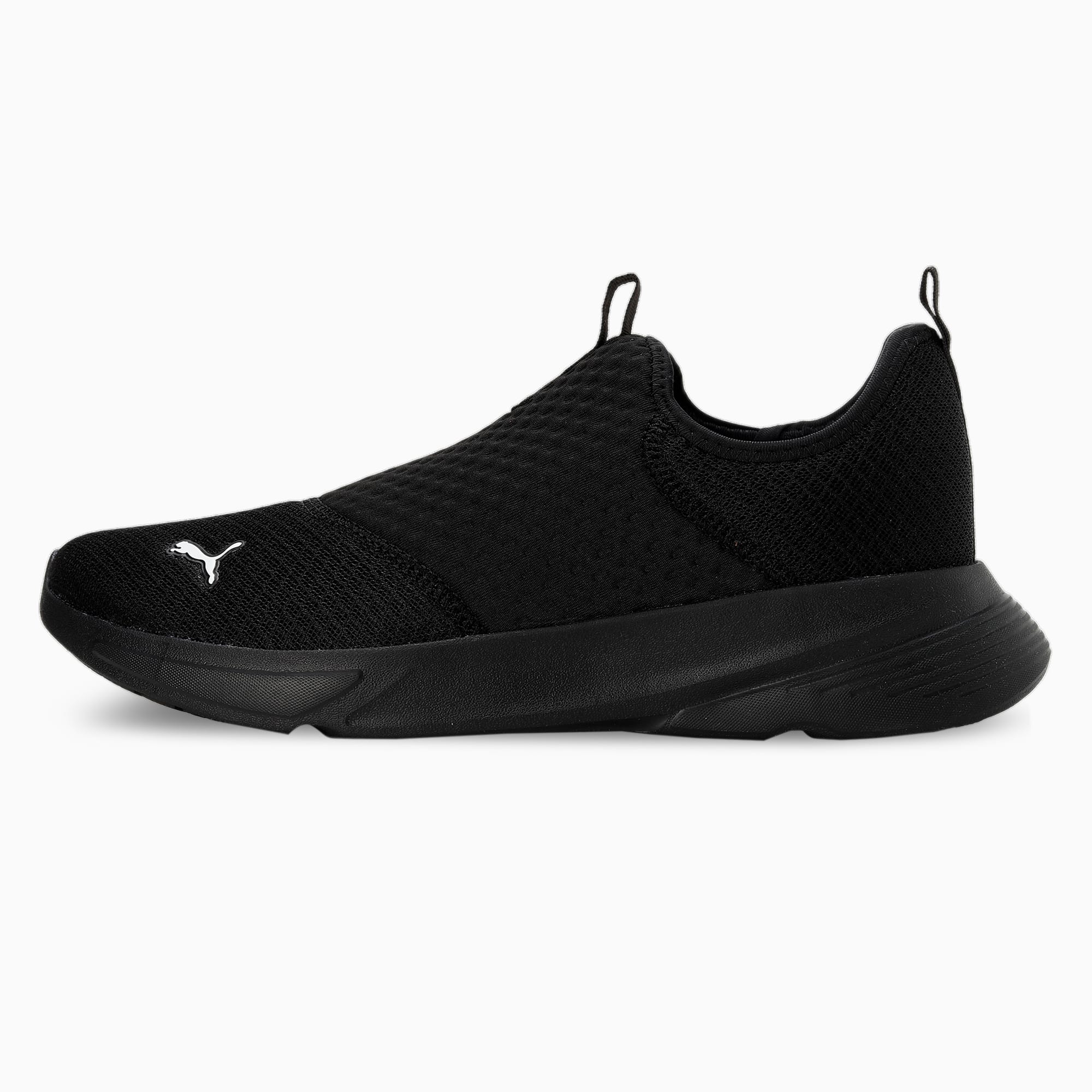 Puma black shoes mens sale