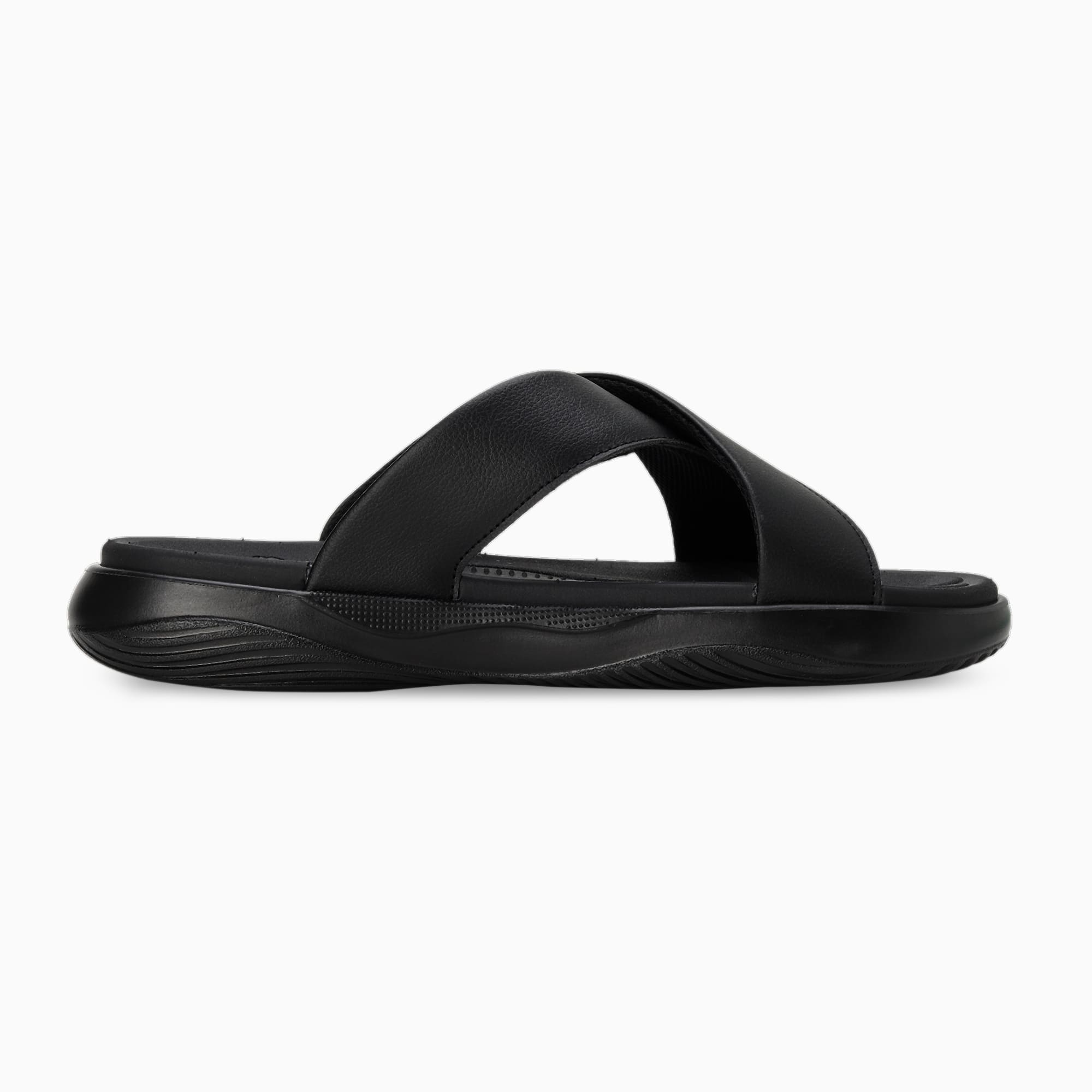 Puma leather best sale slippers
