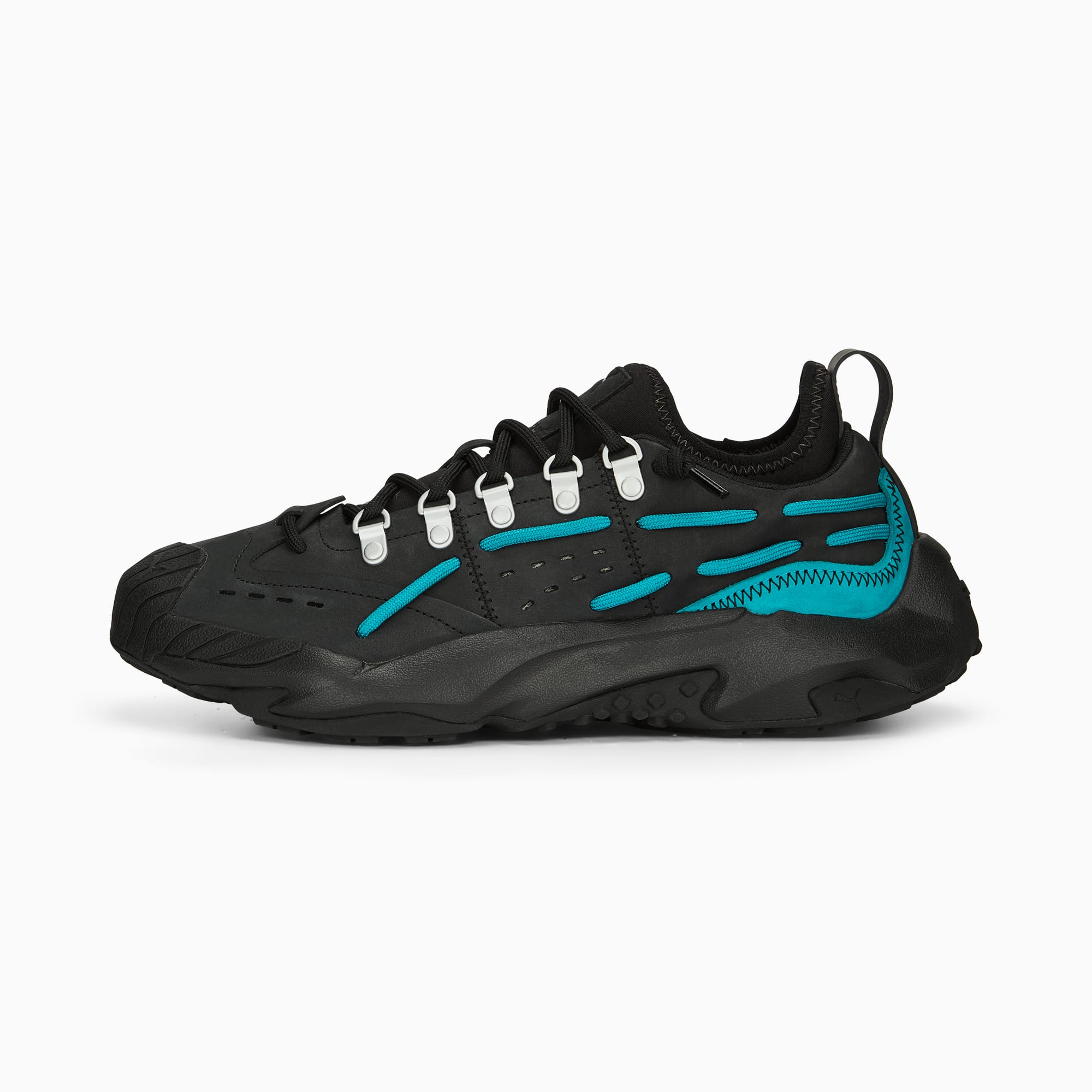 Puma all on sale black sneakers