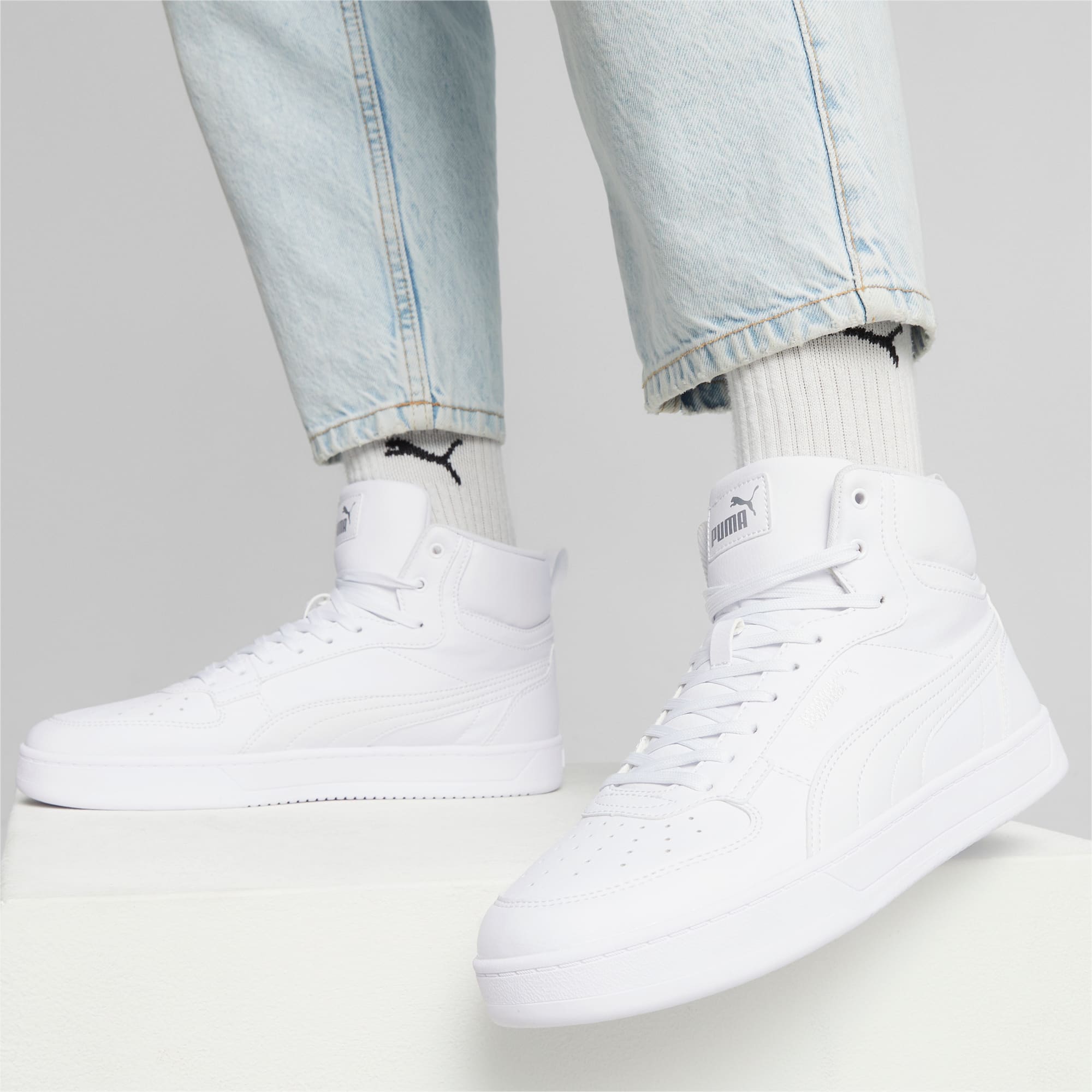 Sneakers Caven 2.0 Mid, PUMA White-PUMA Silver, large