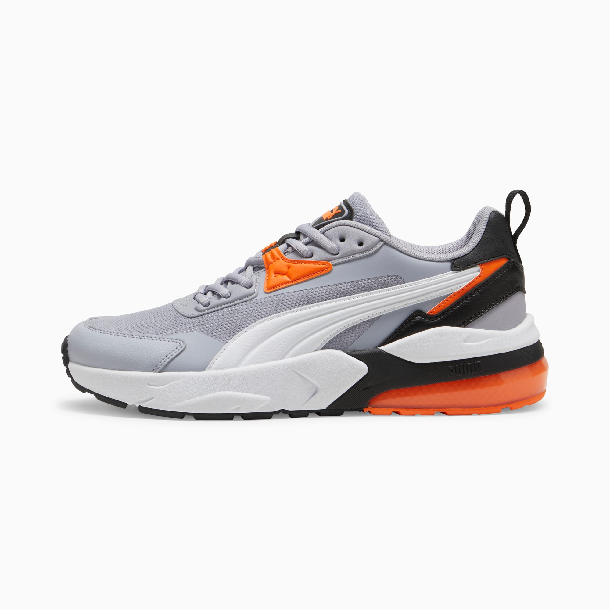 Puma grey and orange shoes sales