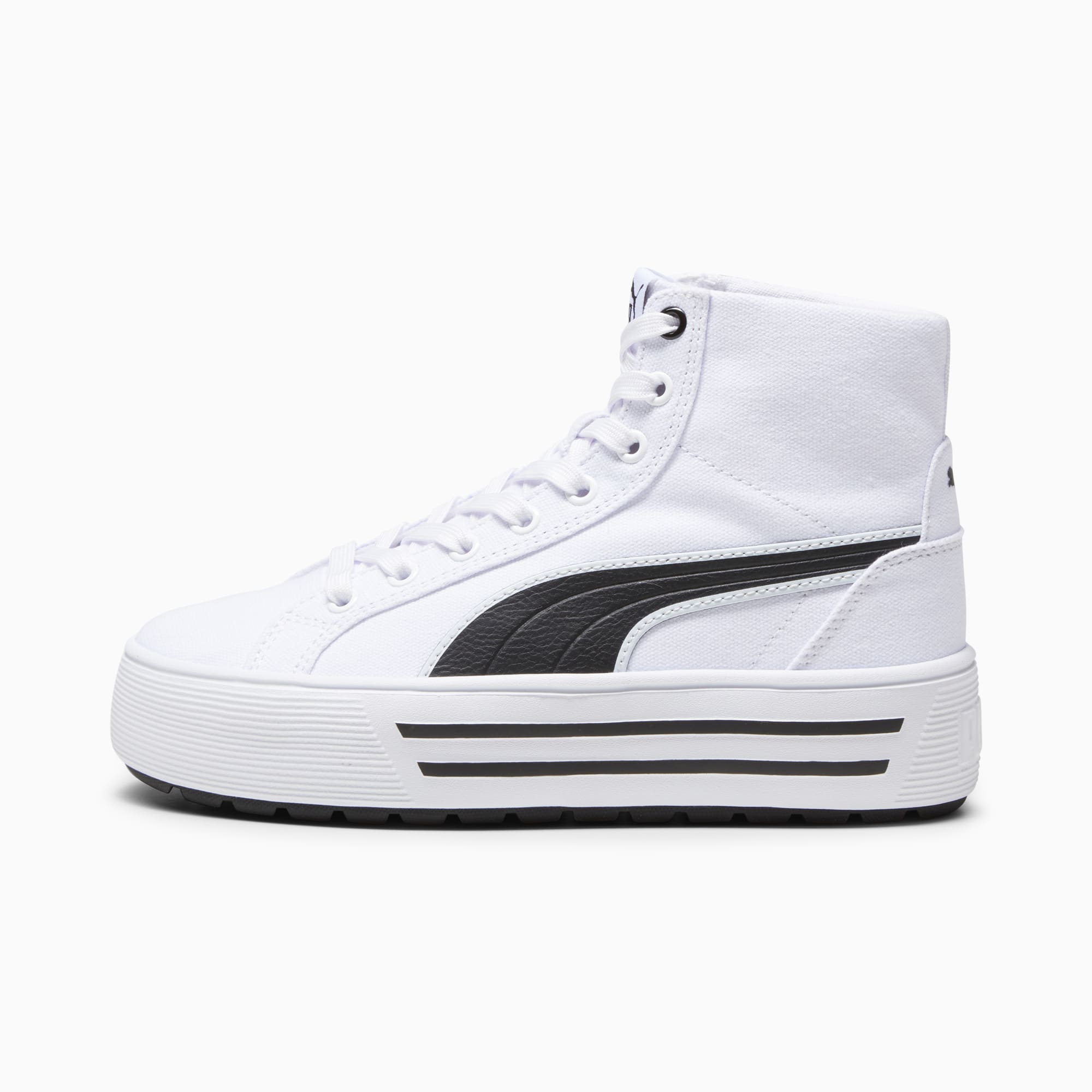 Puma high tops womens black sales