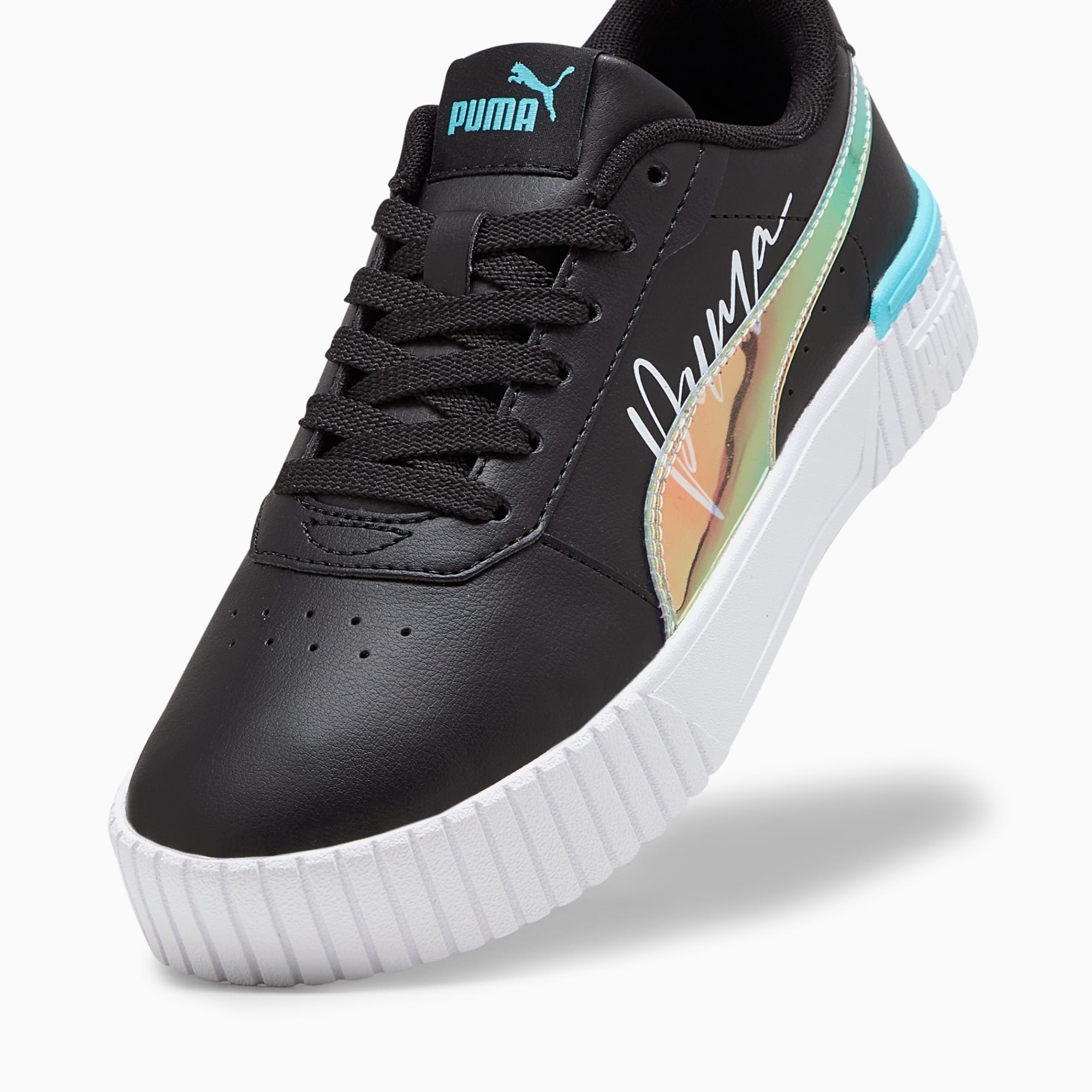 Carina 2.0 Crystal Wings Youth Sneakers PUMA Black Team Aqua