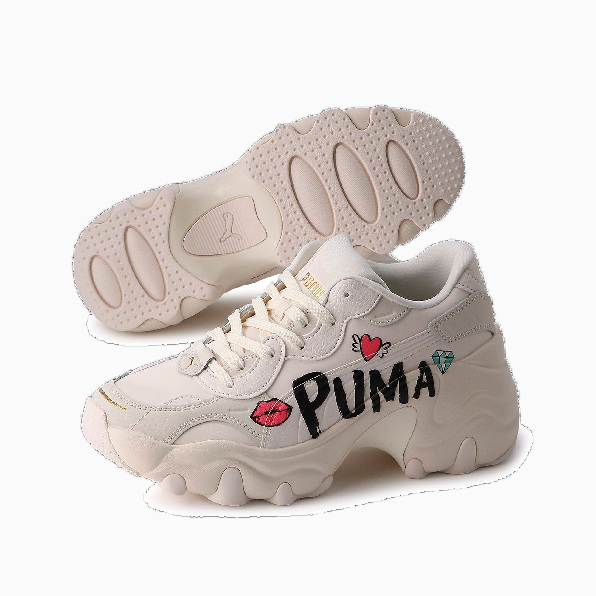 Puma wedge on sale sneakers size 1