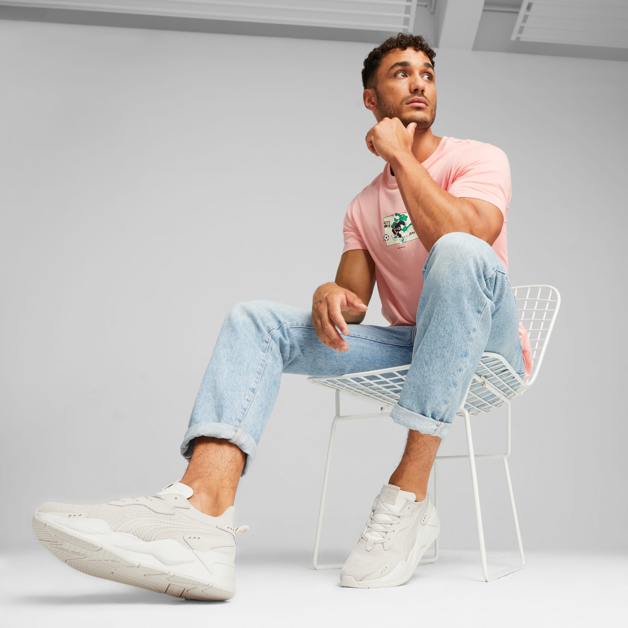 Puma rsx with jeans store