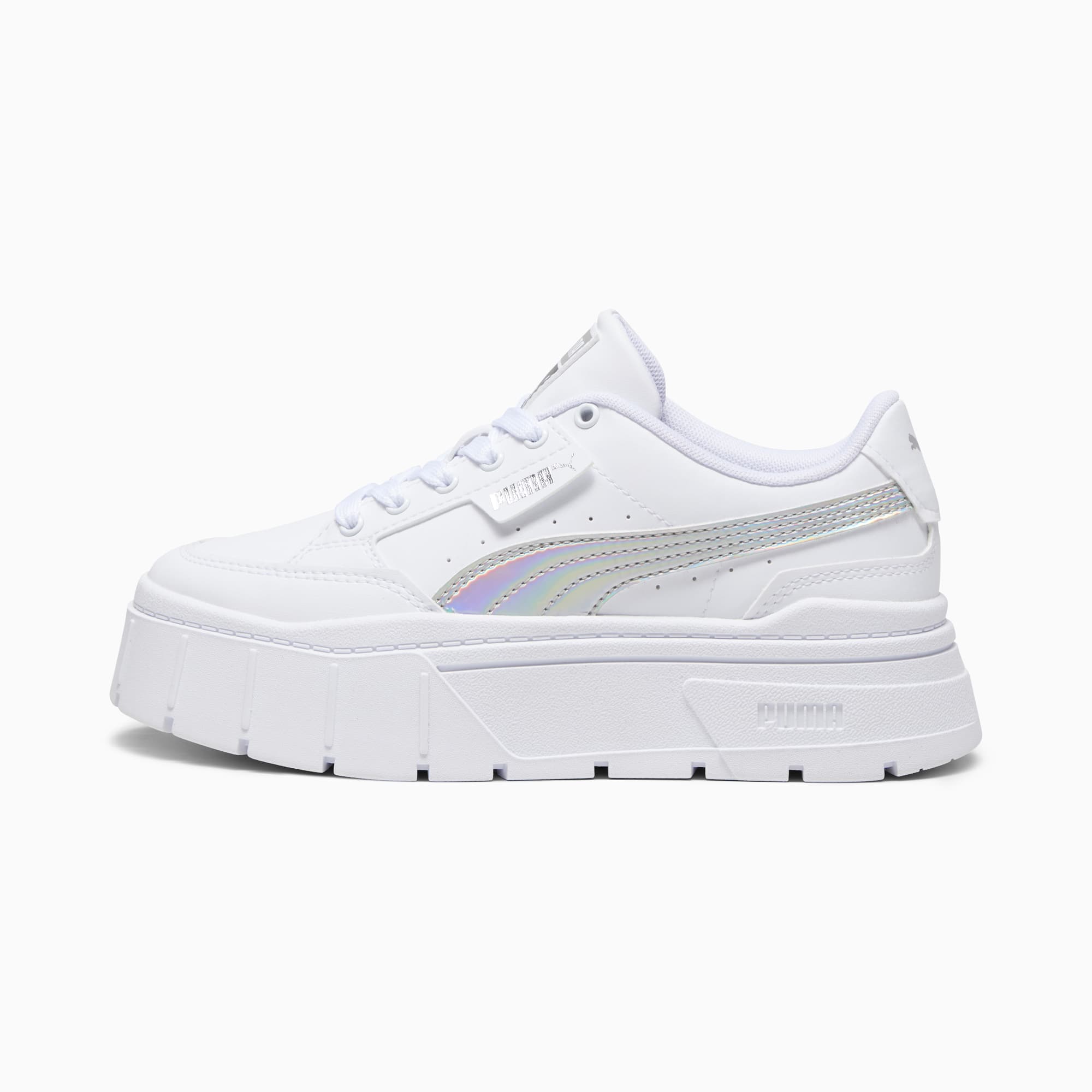 Puma sport lifestyle kids silver outlet