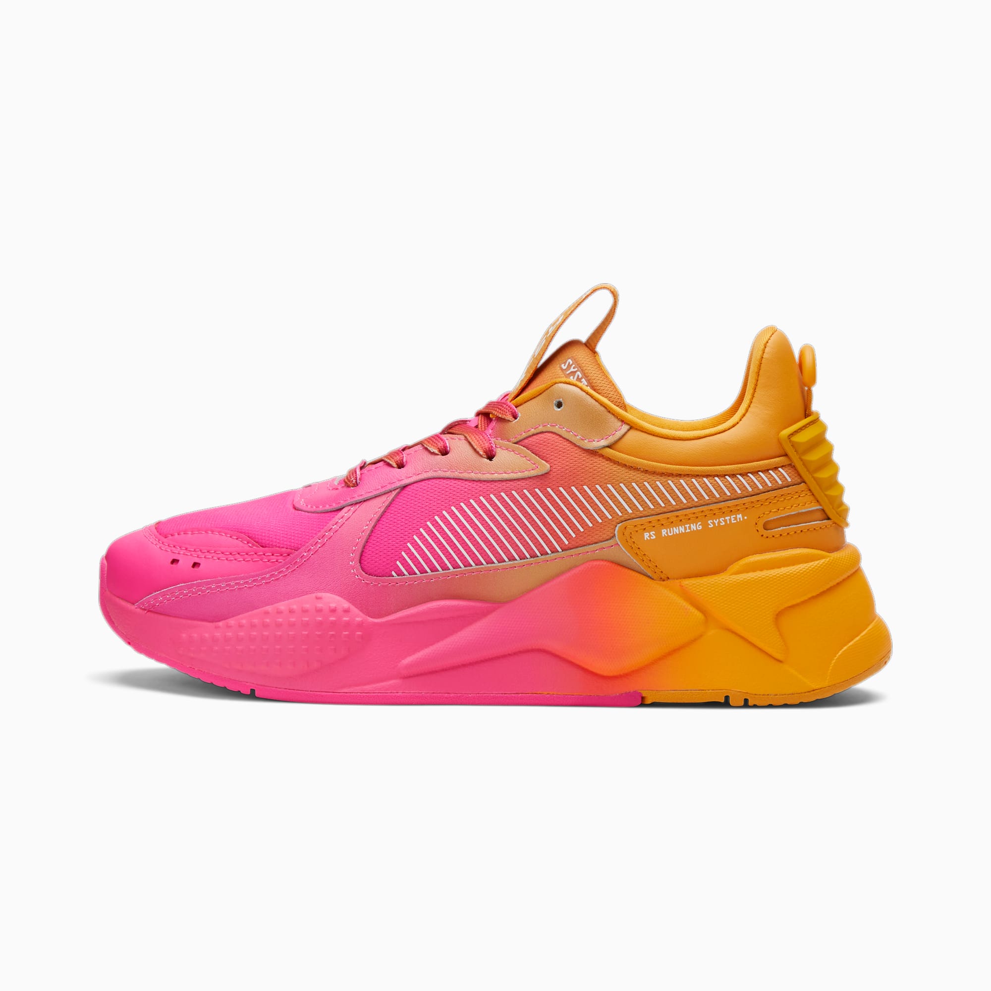 PUMA RS-X Running System Pink Orange Women’s Sneaker Shoes Size 7