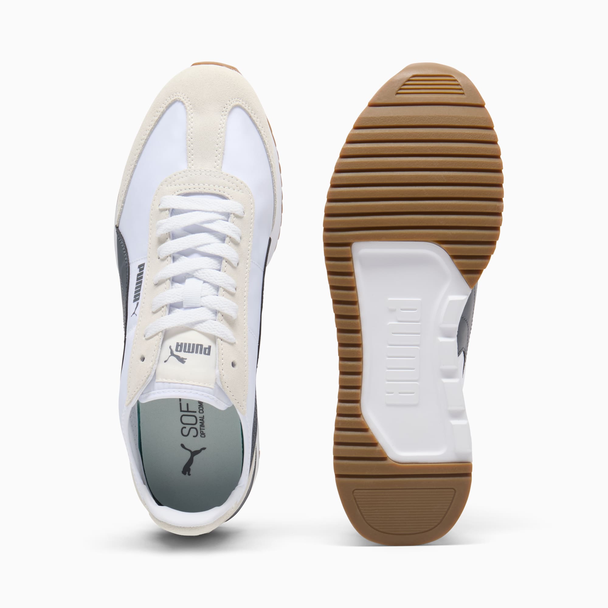 Mens puma whirlwind nylon and suede trainers best sale