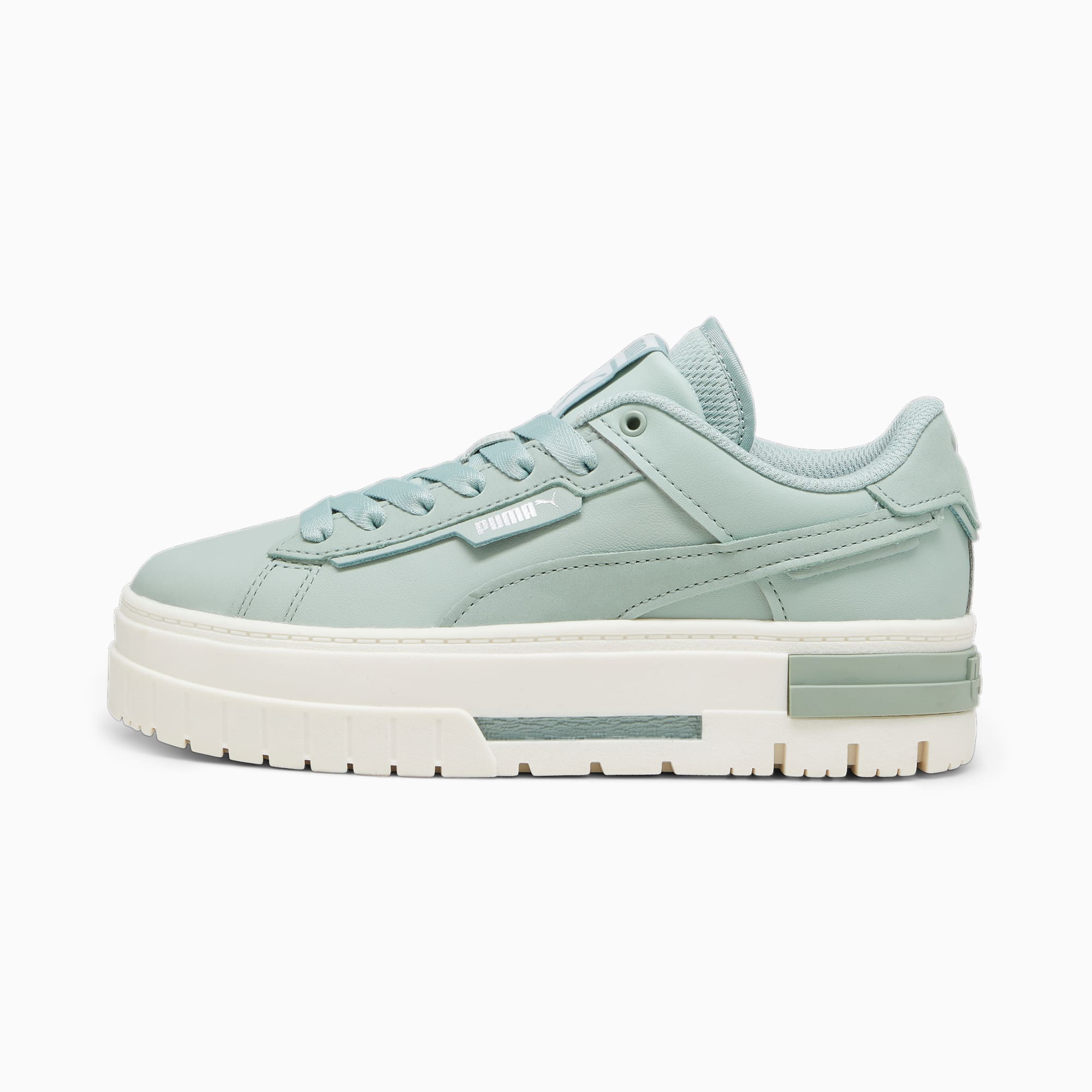 Puma platform sneakers sales blue and green