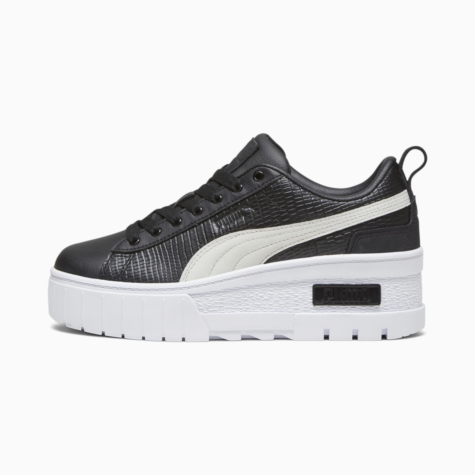 Puma wedge sneakers black shop