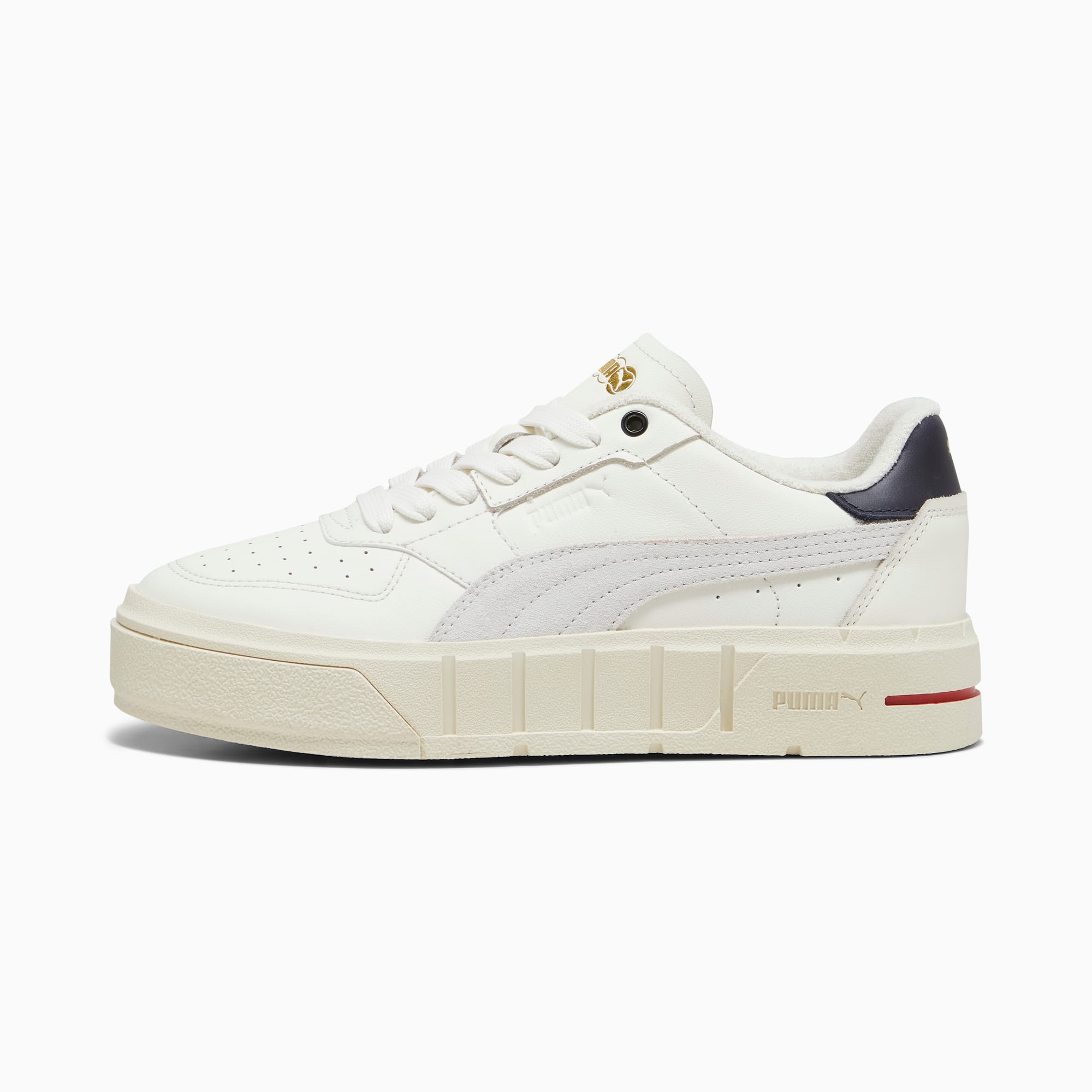 PUMA Cali Court Jeux Sets Women s Sneakers Marshmallow PUMA Navy PUMA Sneakers PUMA