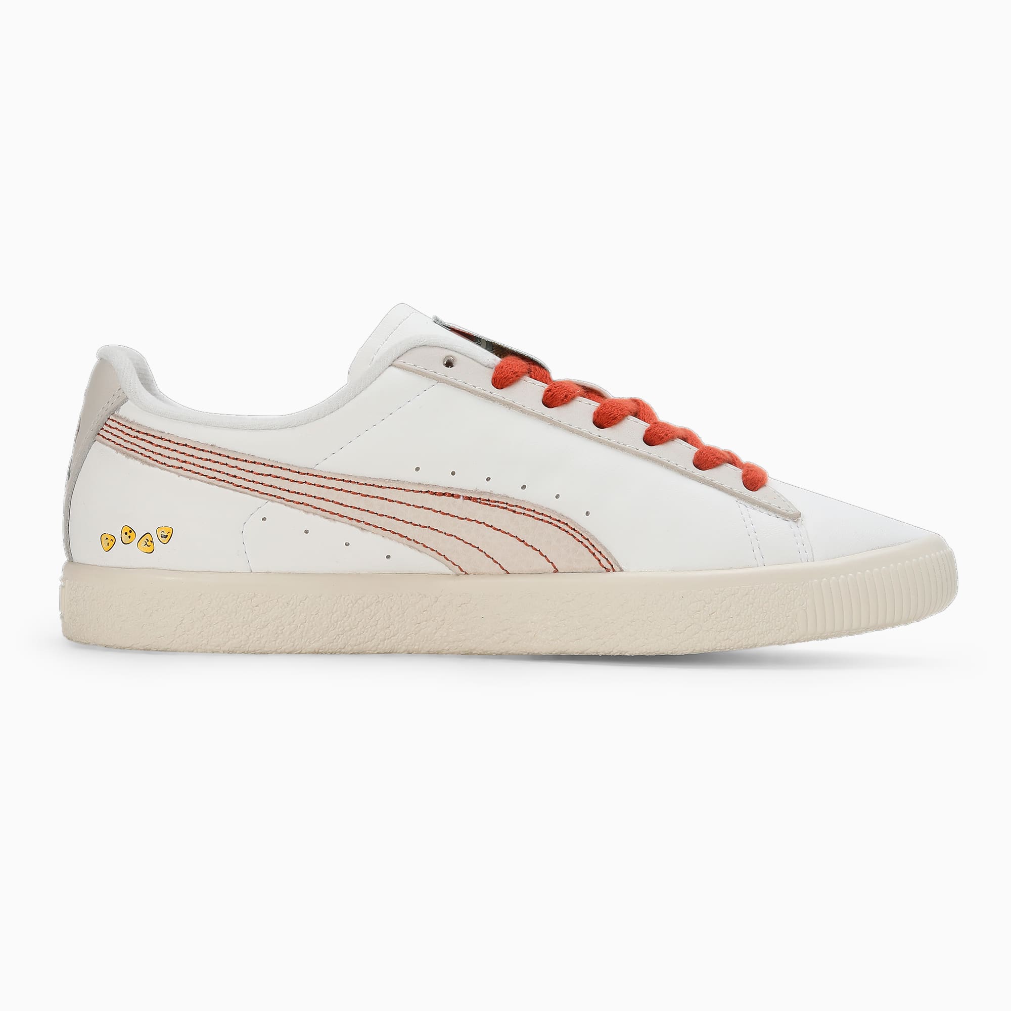 Puma clyde leather sales sneakers