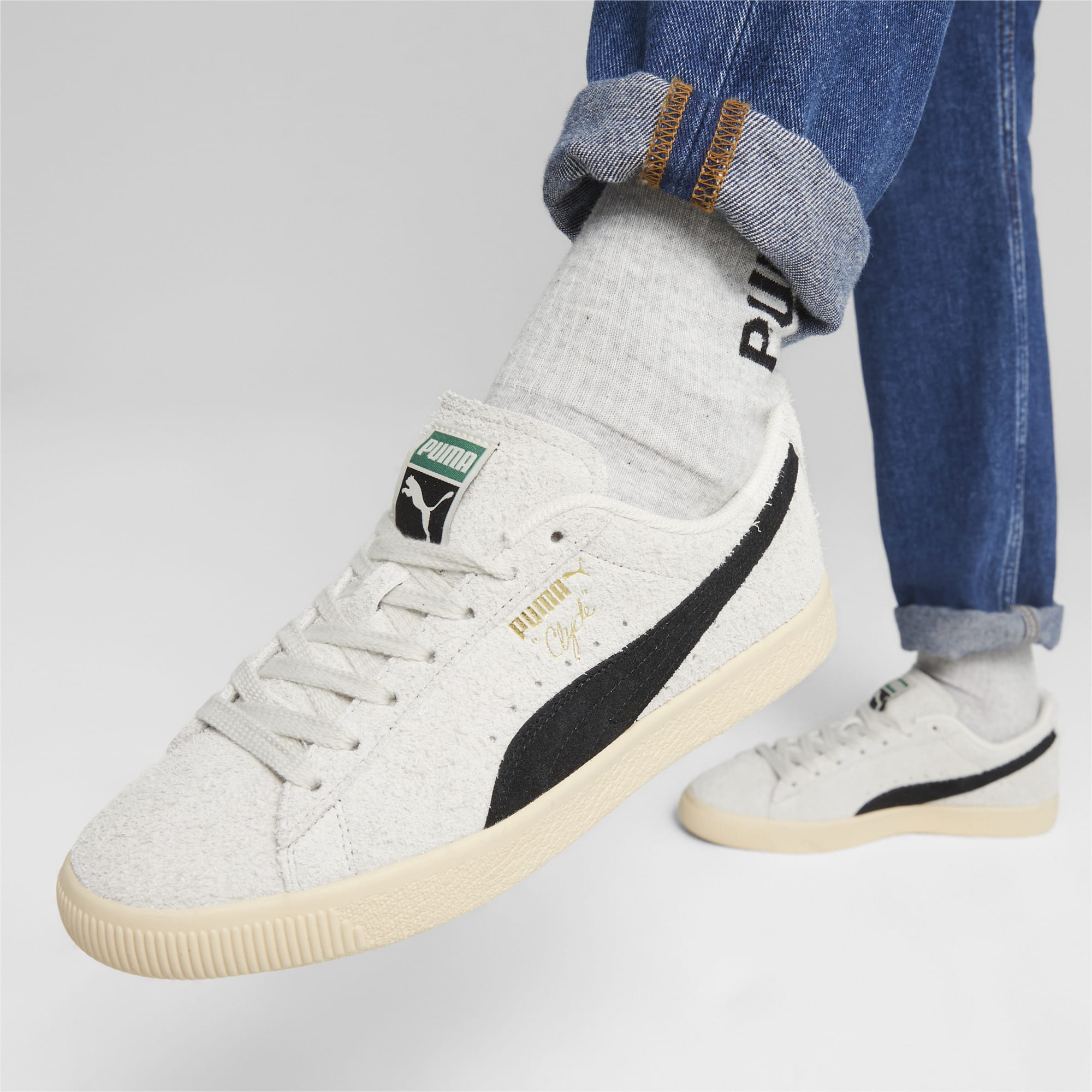 Clyde Hairy Suede Sneakers