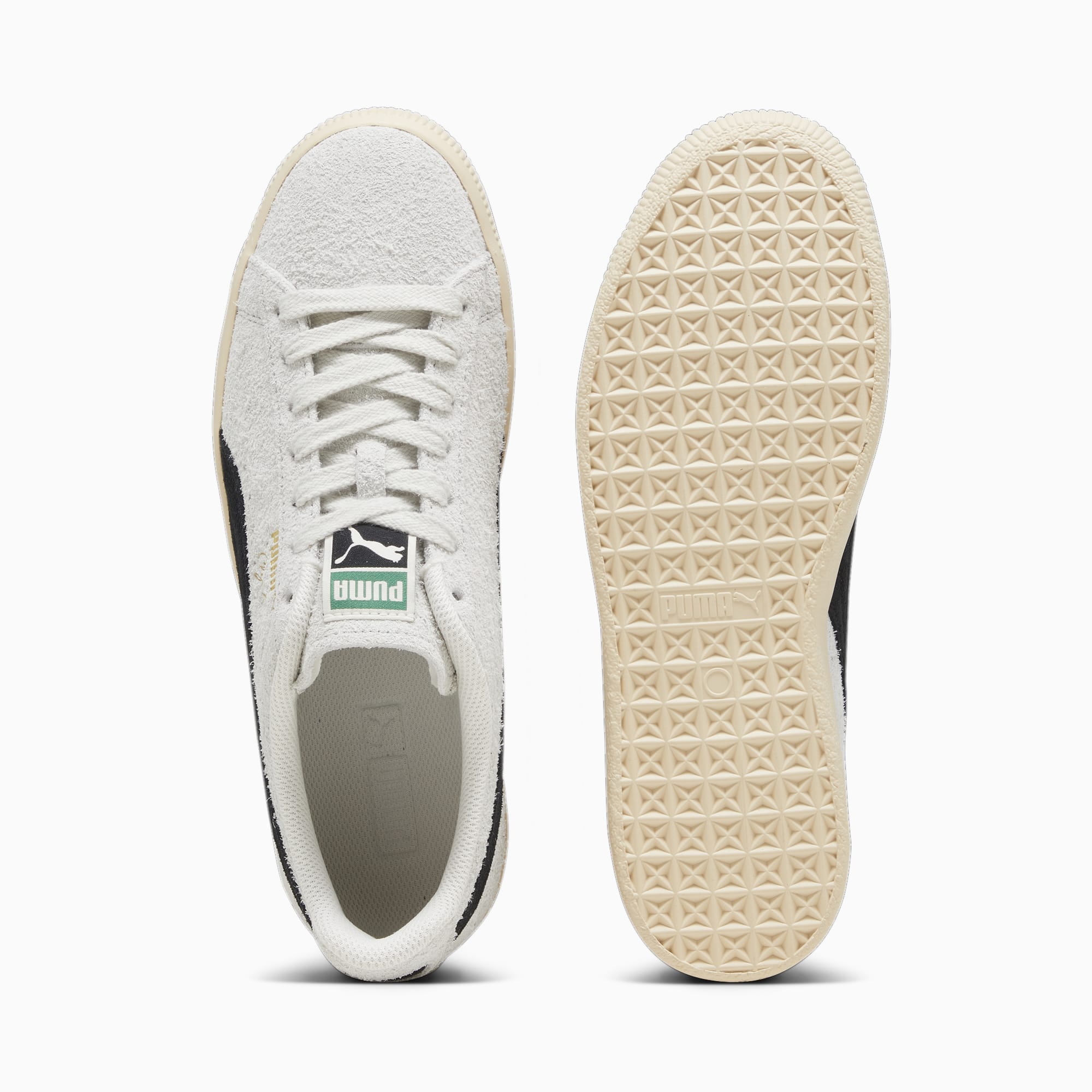 Clyde Hairy Suede Sneakers beige PUMA
