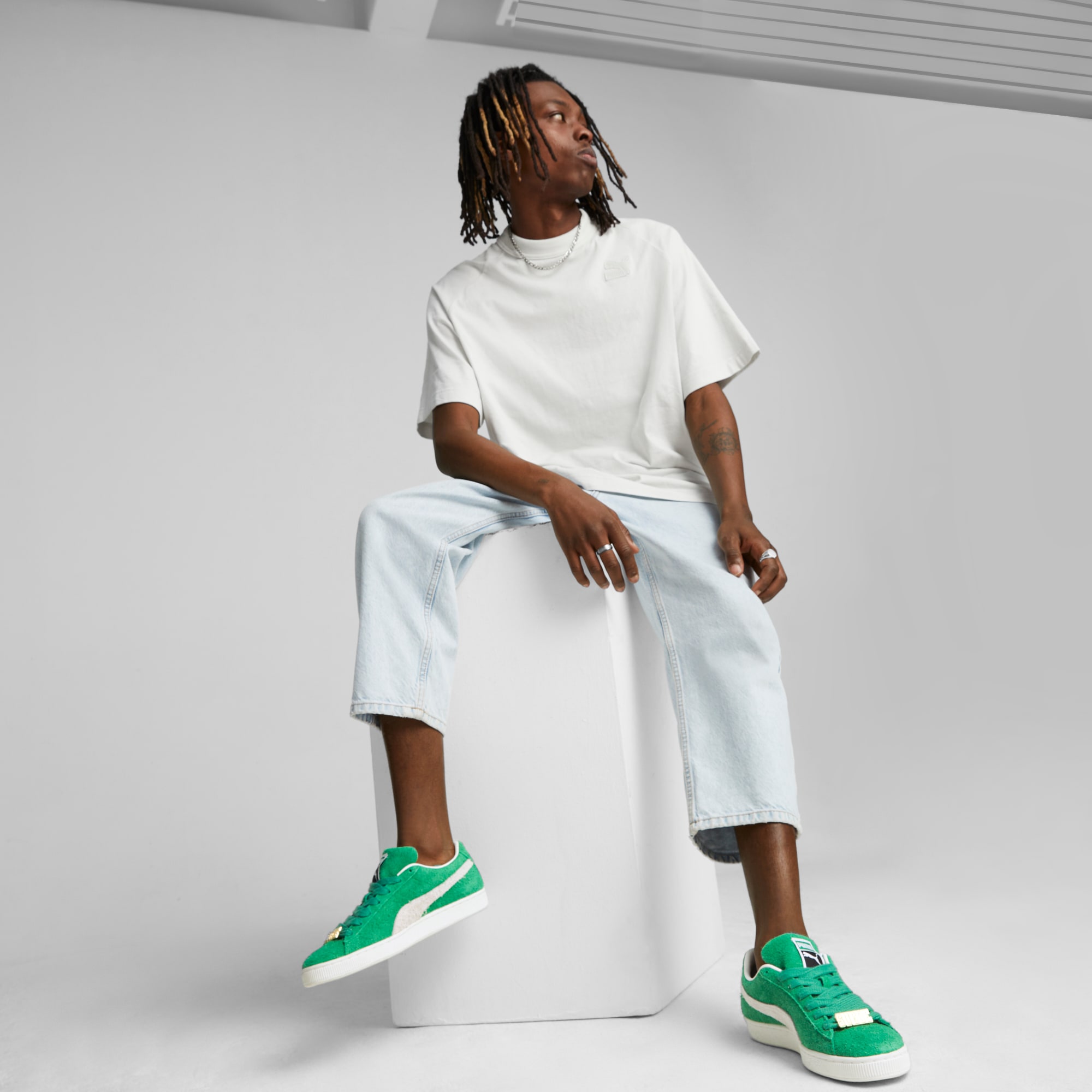Puma white laces deals