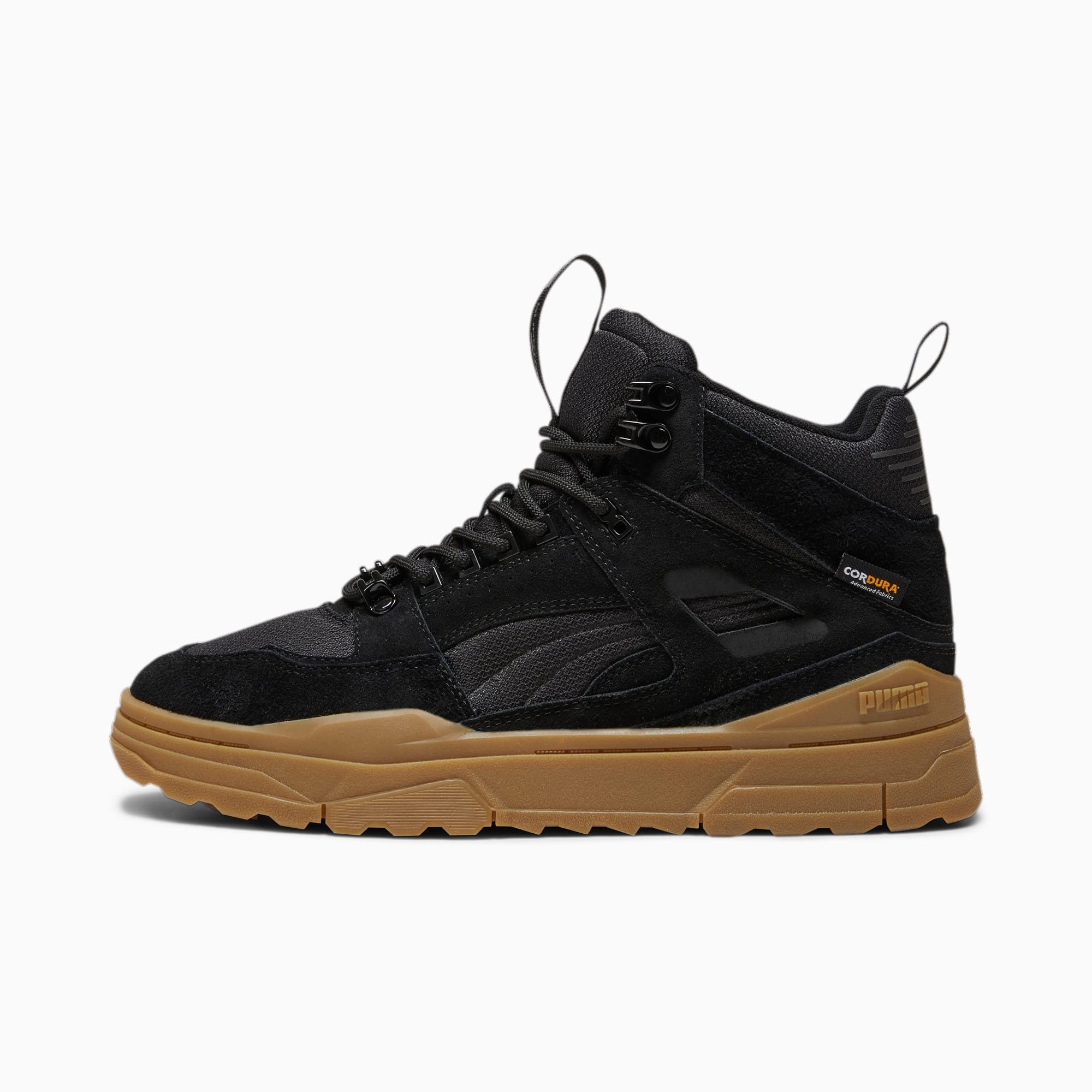 Puma black with gum sole cheap