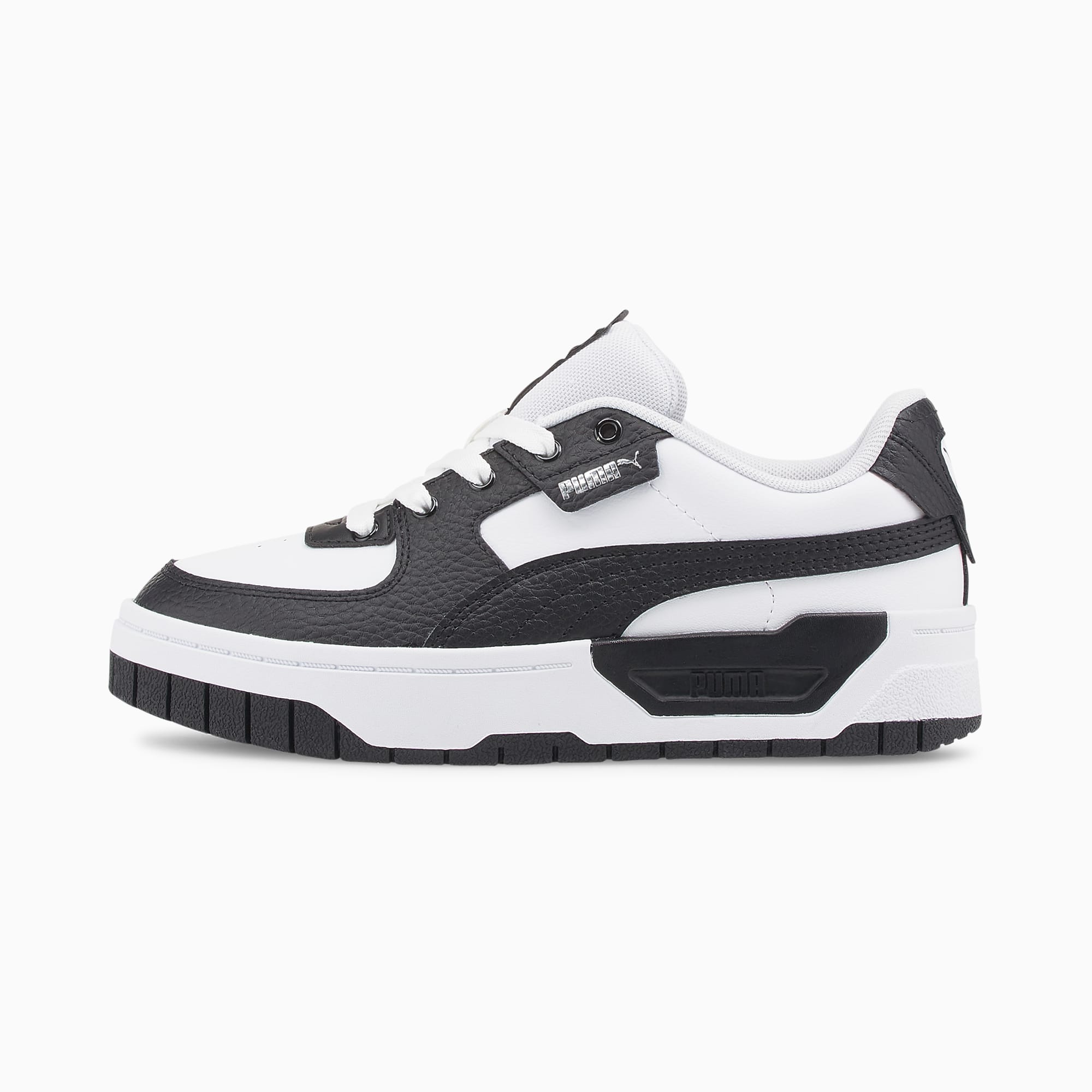 PUMA Cali White/Black Sneakers - Farfetch