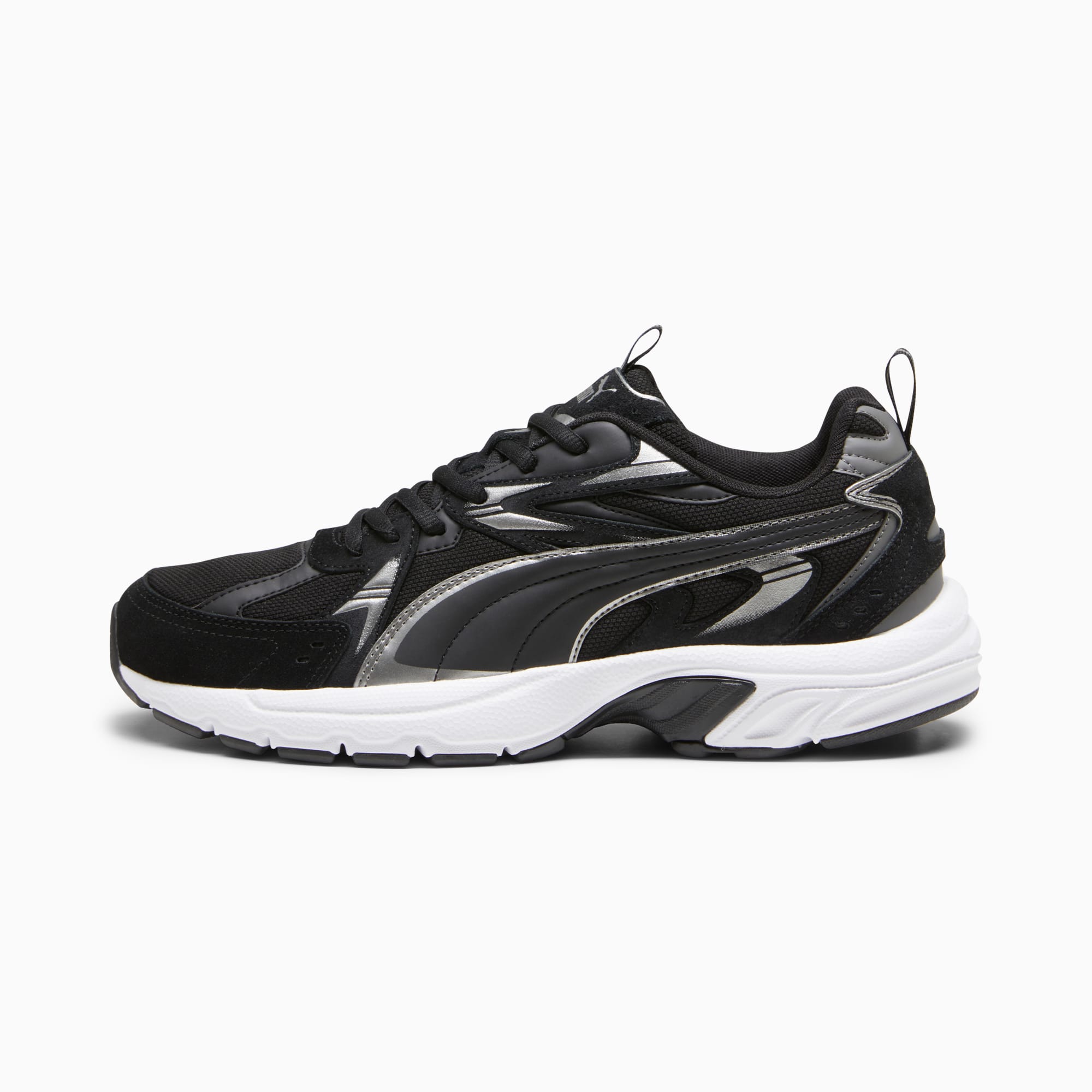 Black and silver puma shoes new arrivals