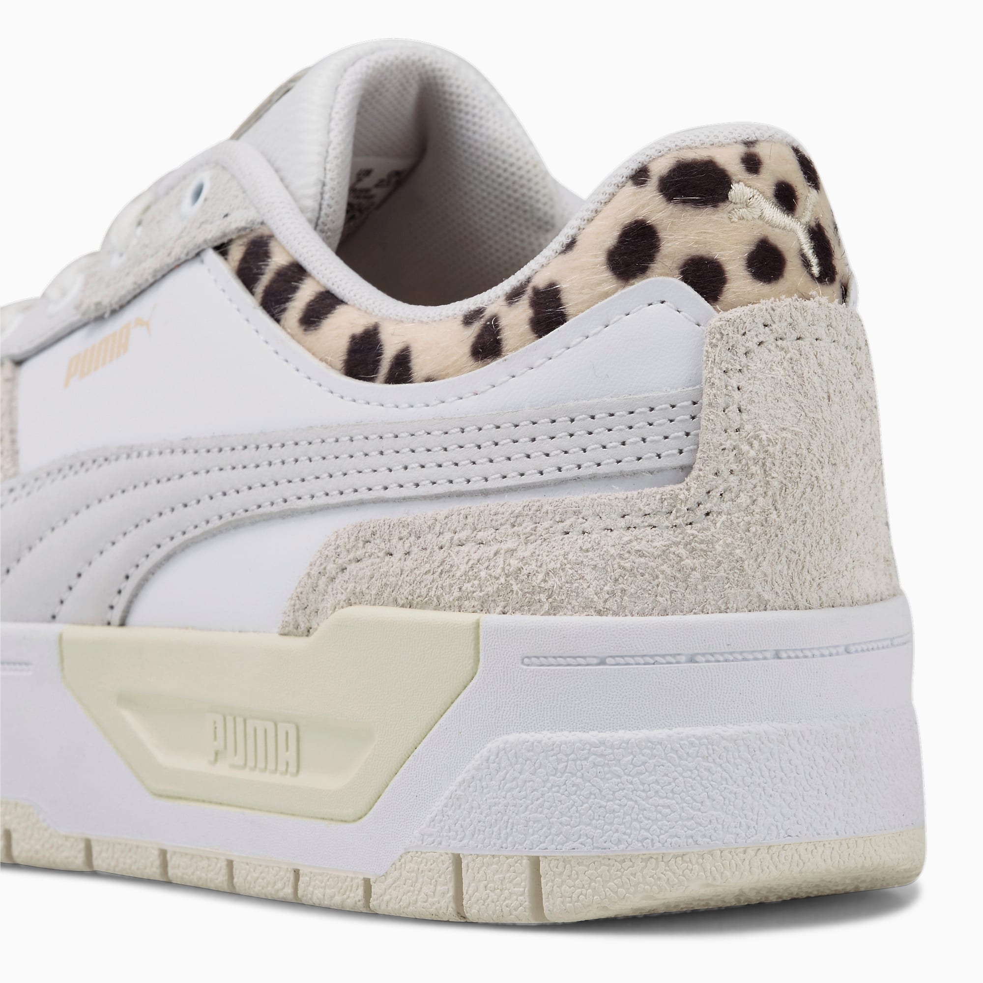 Puma online blanche leopard