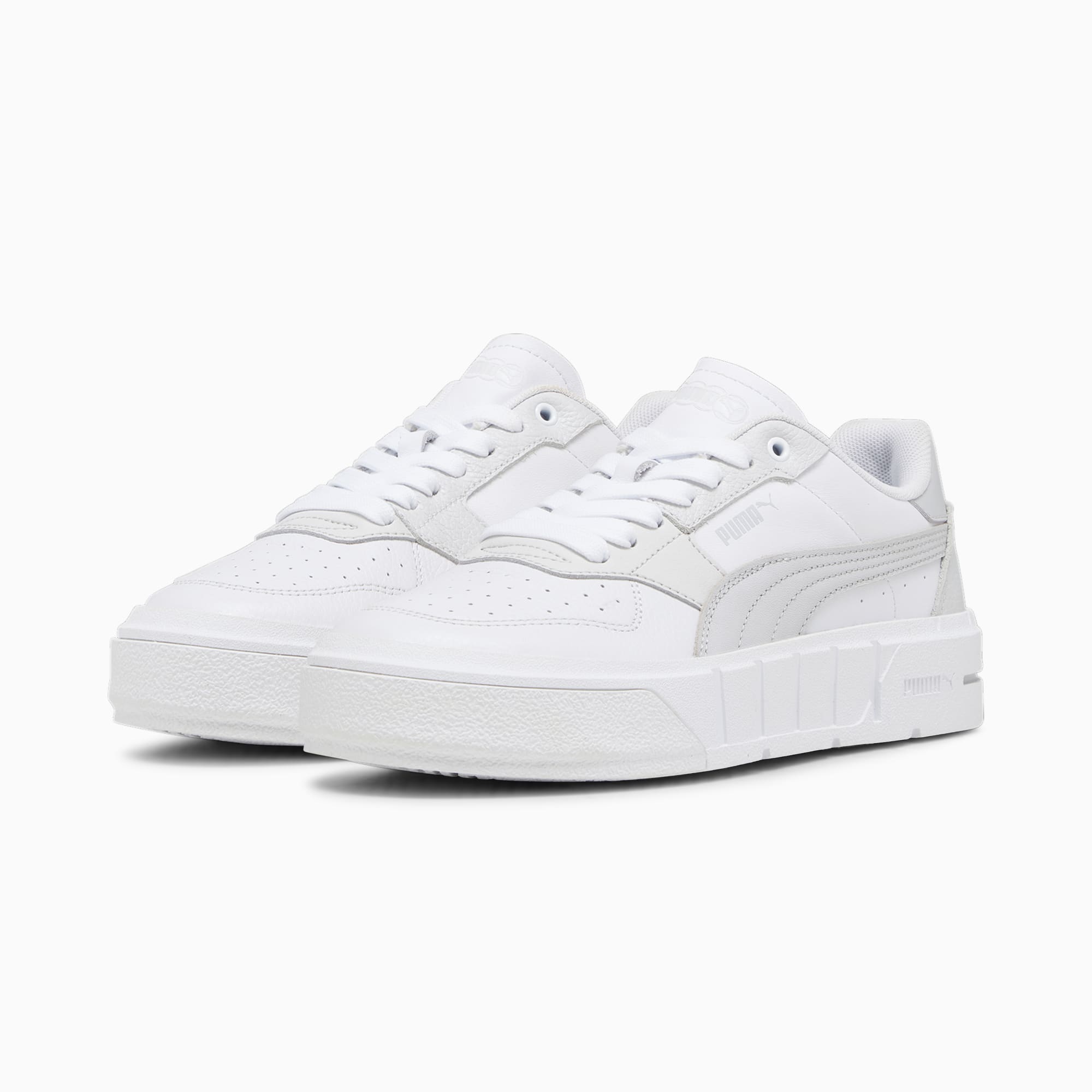 PUMA Cali Court Leather Women s Sneakers PUMA White Cool Light