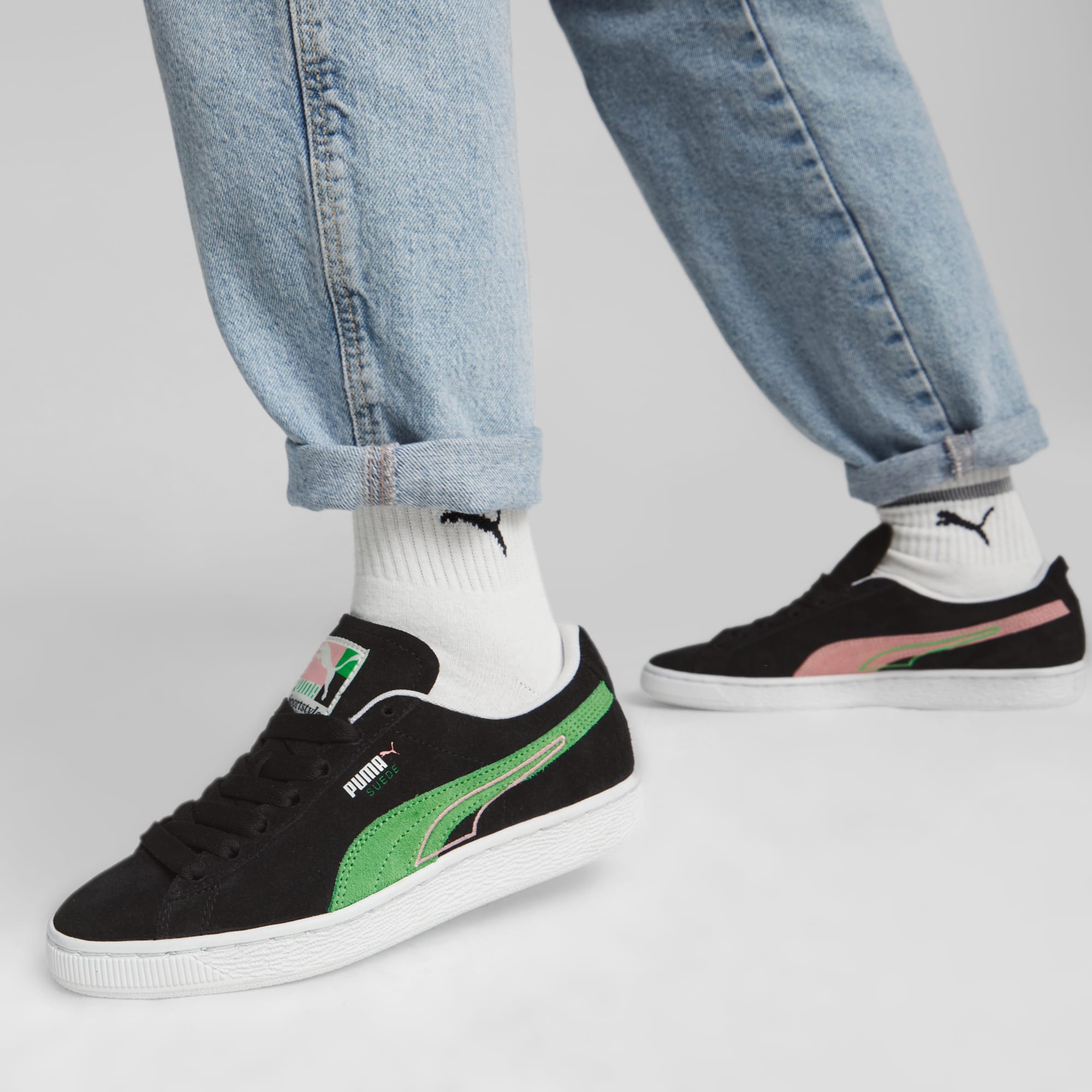 Suede Brand Love sneakers