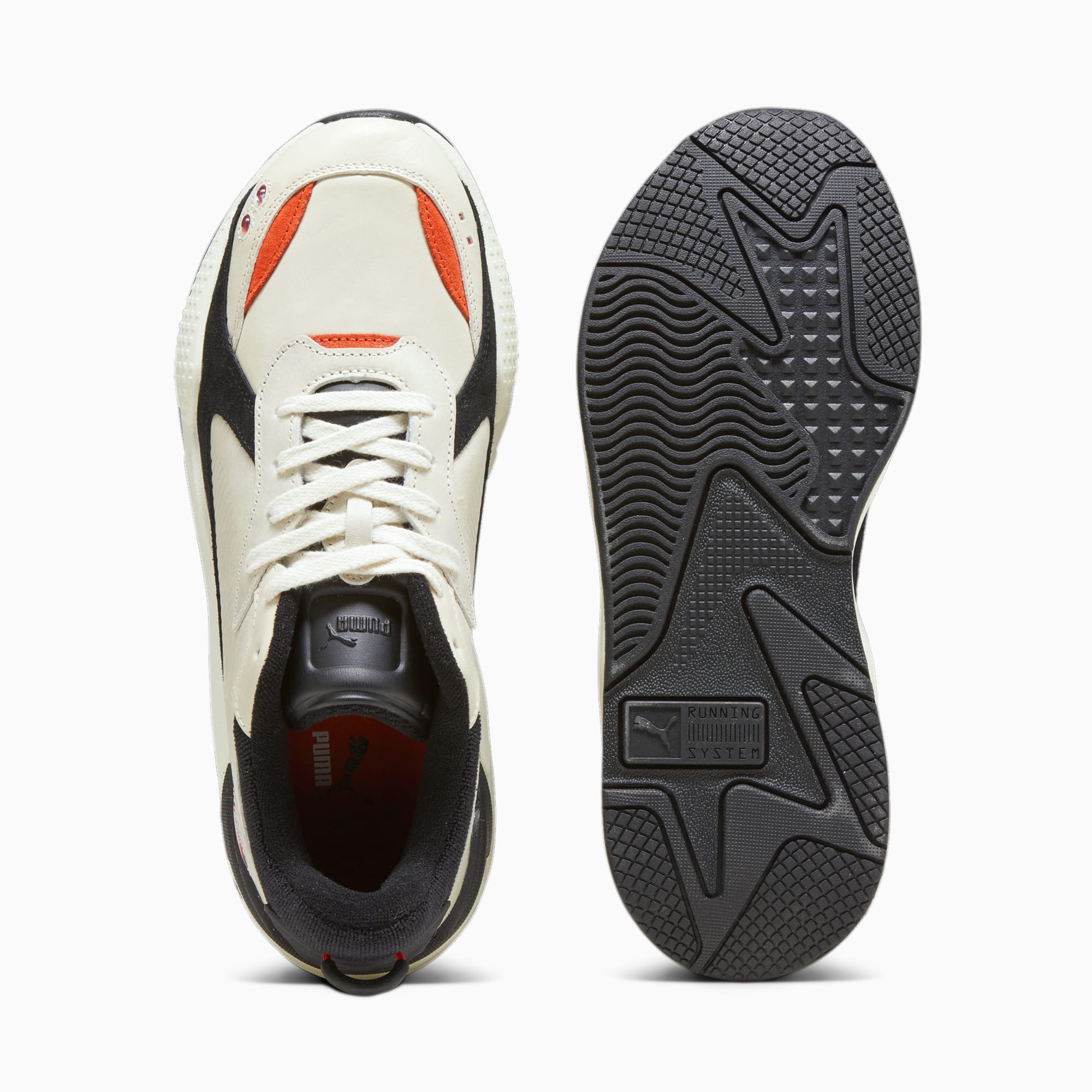 RS X Forward History Unisex Sneakers Warm White PUMA Black PUMA Shoes PUMA
