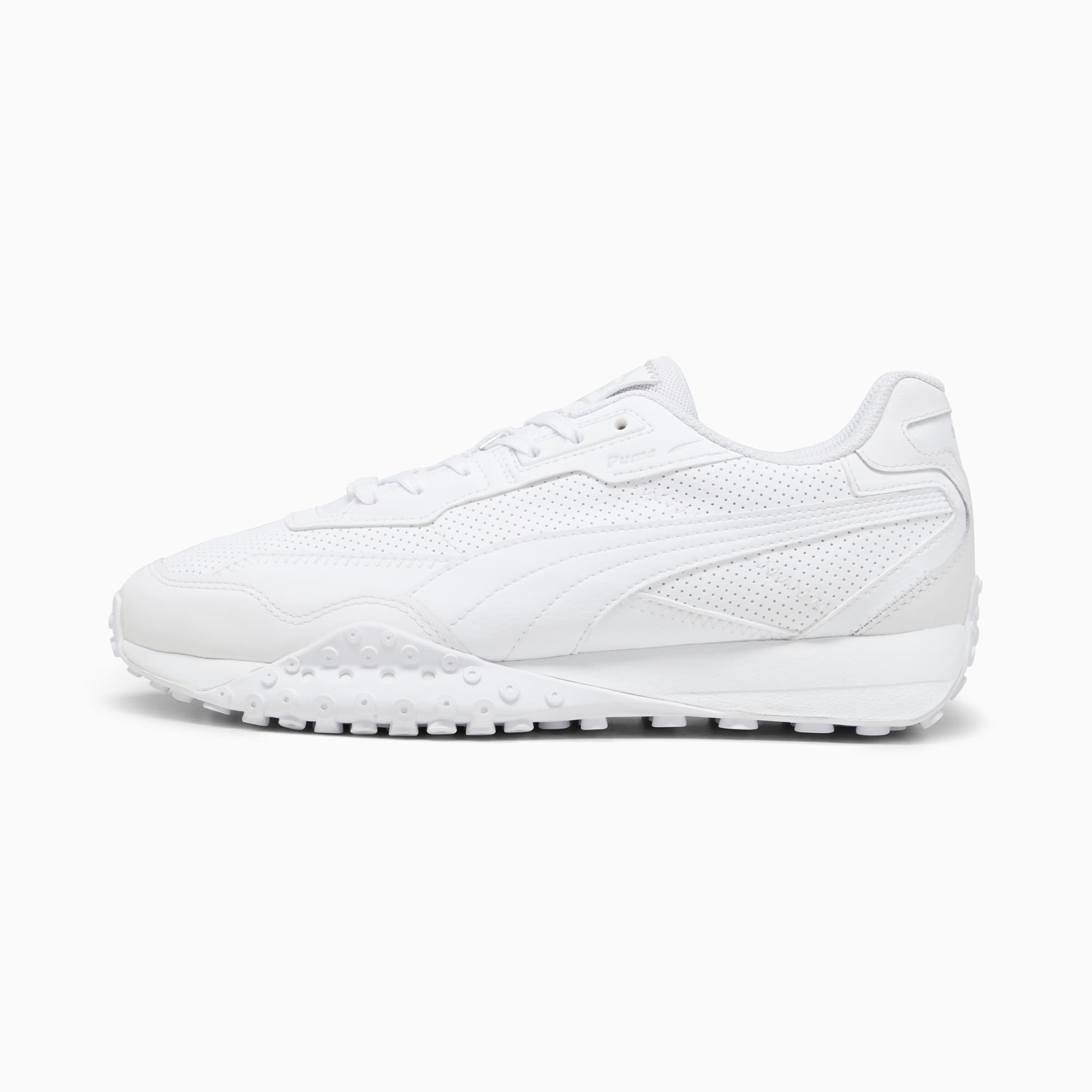 Blktop Rider Leather Unisex Sneakers | PUMA White-Glacial Gray | PUMA ...