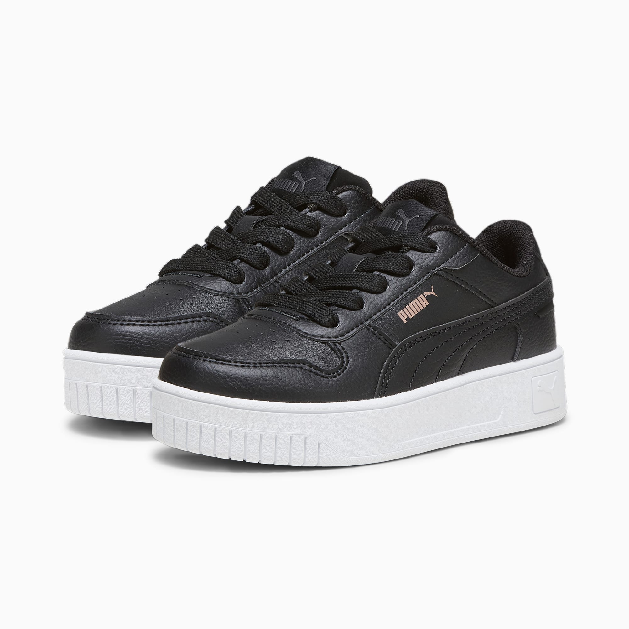 Carina Street Kids' Sneakers, PUMA Black-PUMA Black-Rose Gold-PUMA White, large