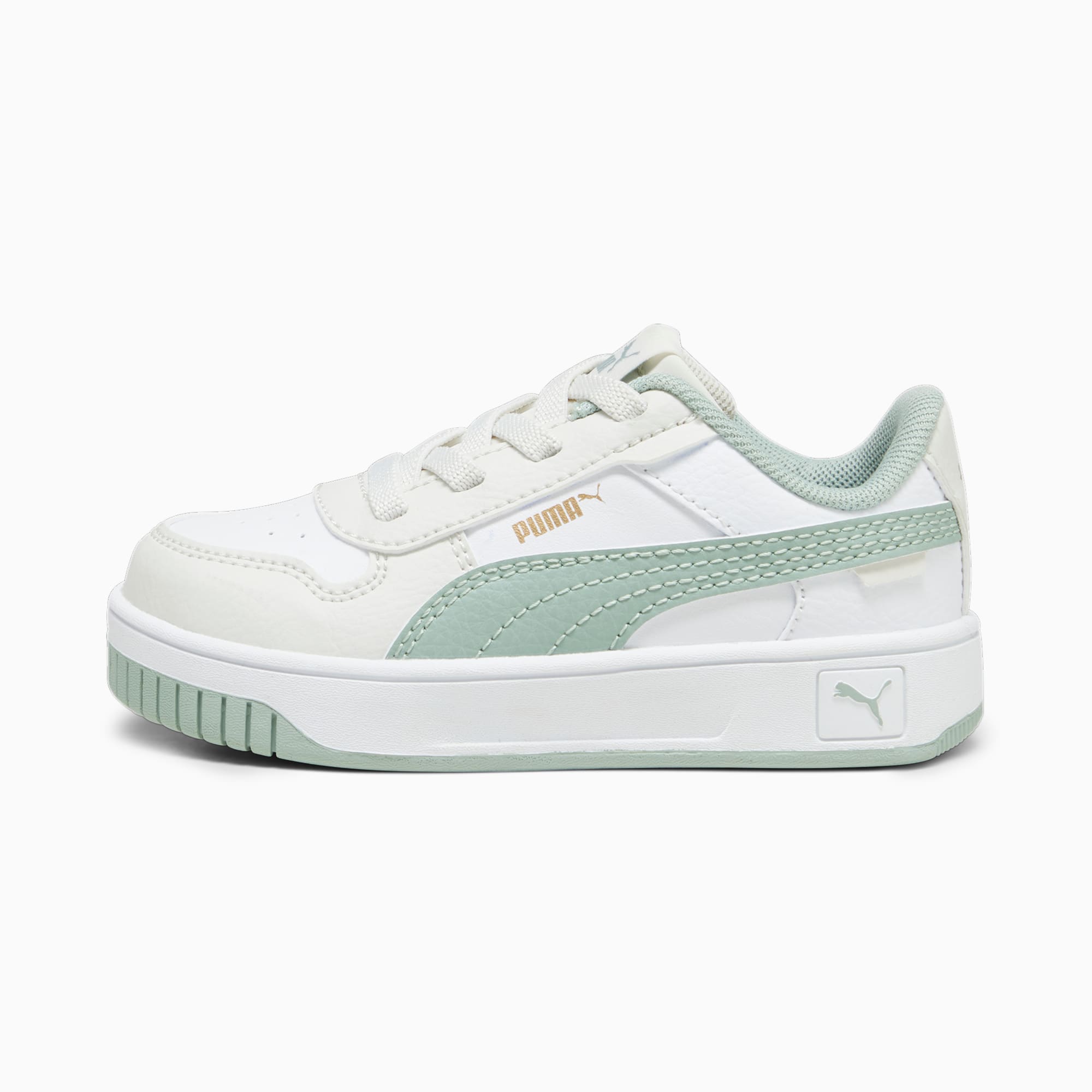 Puma white green shop