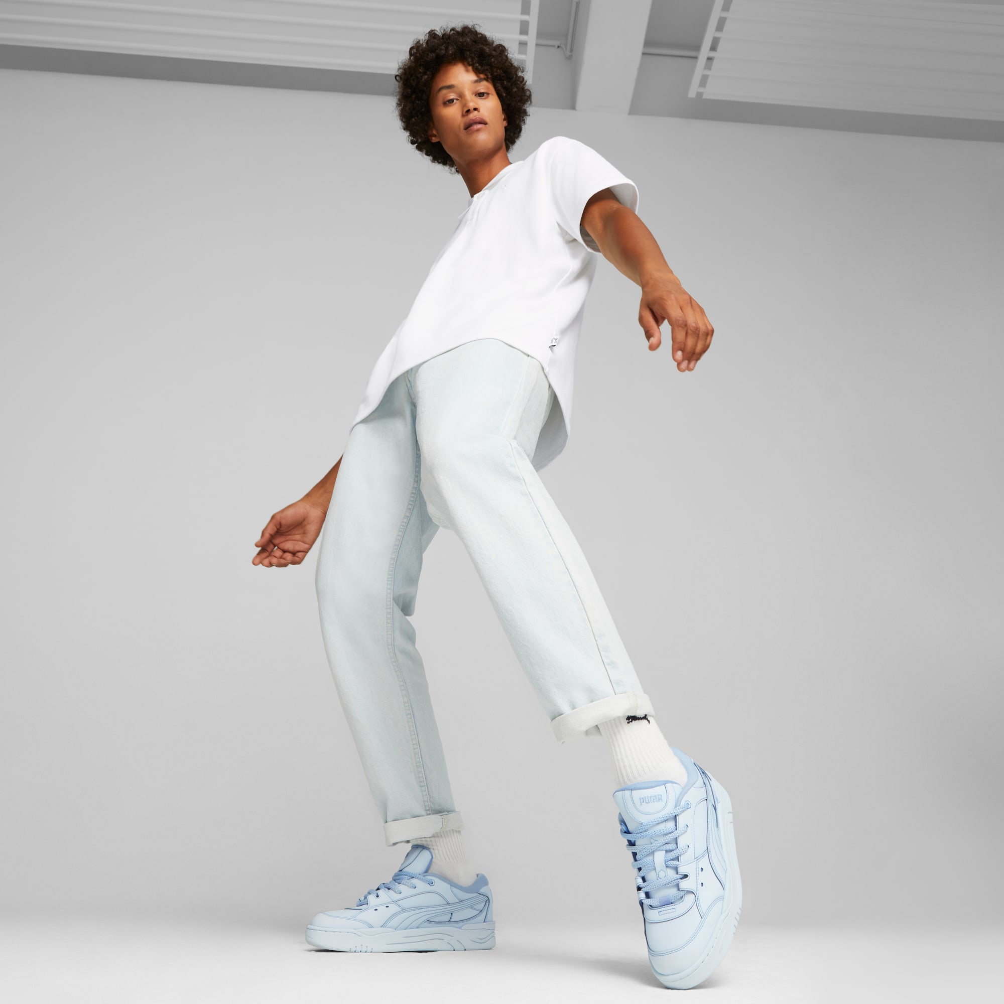 Puma basket brights yoyo men blue discount