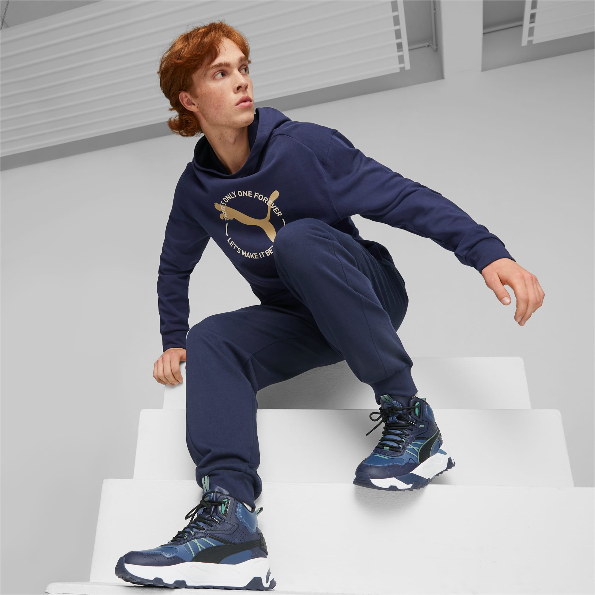 PUMA Trinity Mid Hybrid Mens Sneaker : : Clothing, Shoes &  Accessories