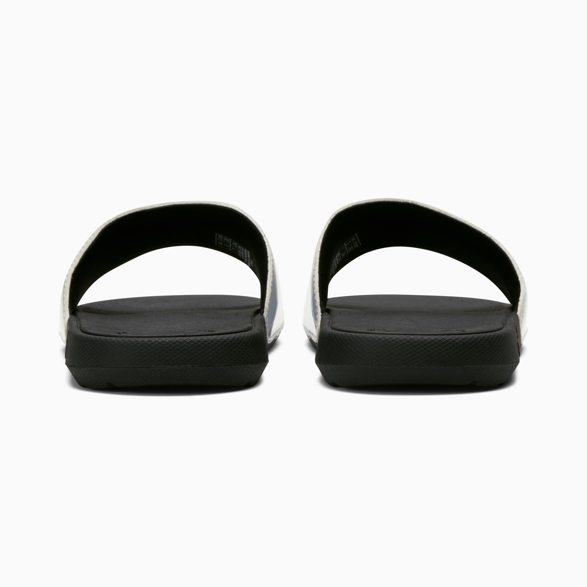 Puma iridescent slides hot sale