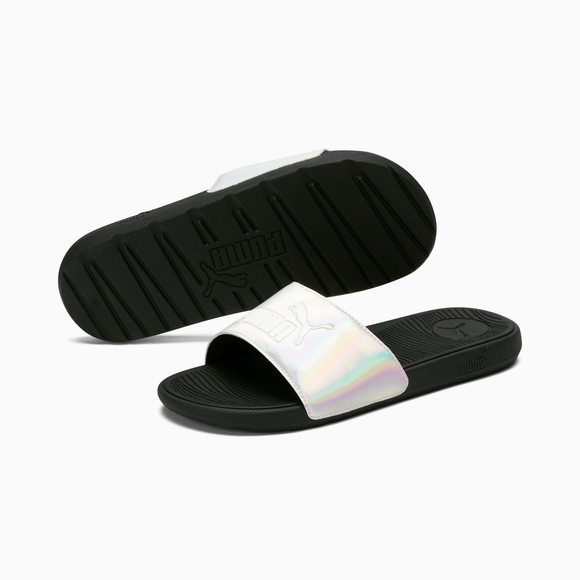 Puma gray slides clearance