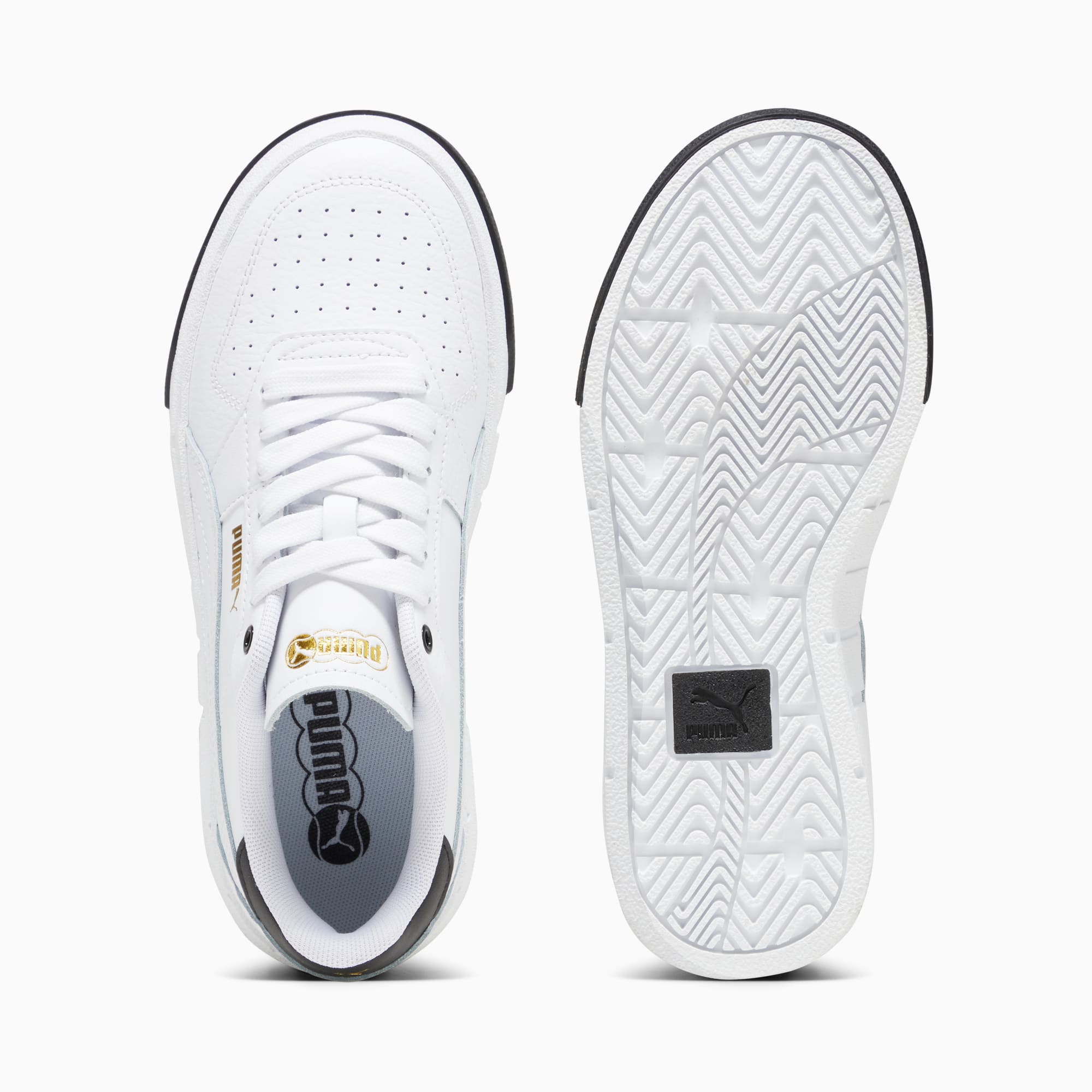Puma leather court sneakers clearance