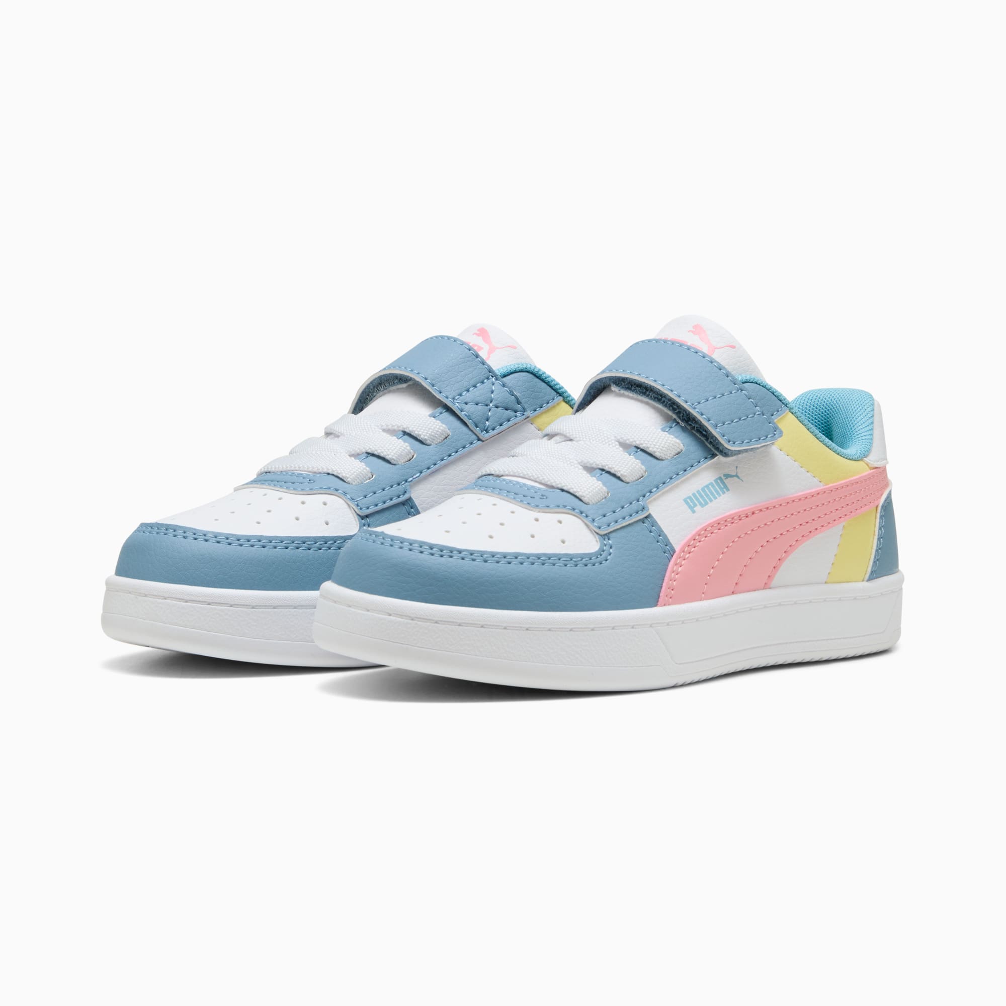Sneakers Caven 2.0 Block Enfant, PUMA White-Pinkscape-Cool Blue, large
