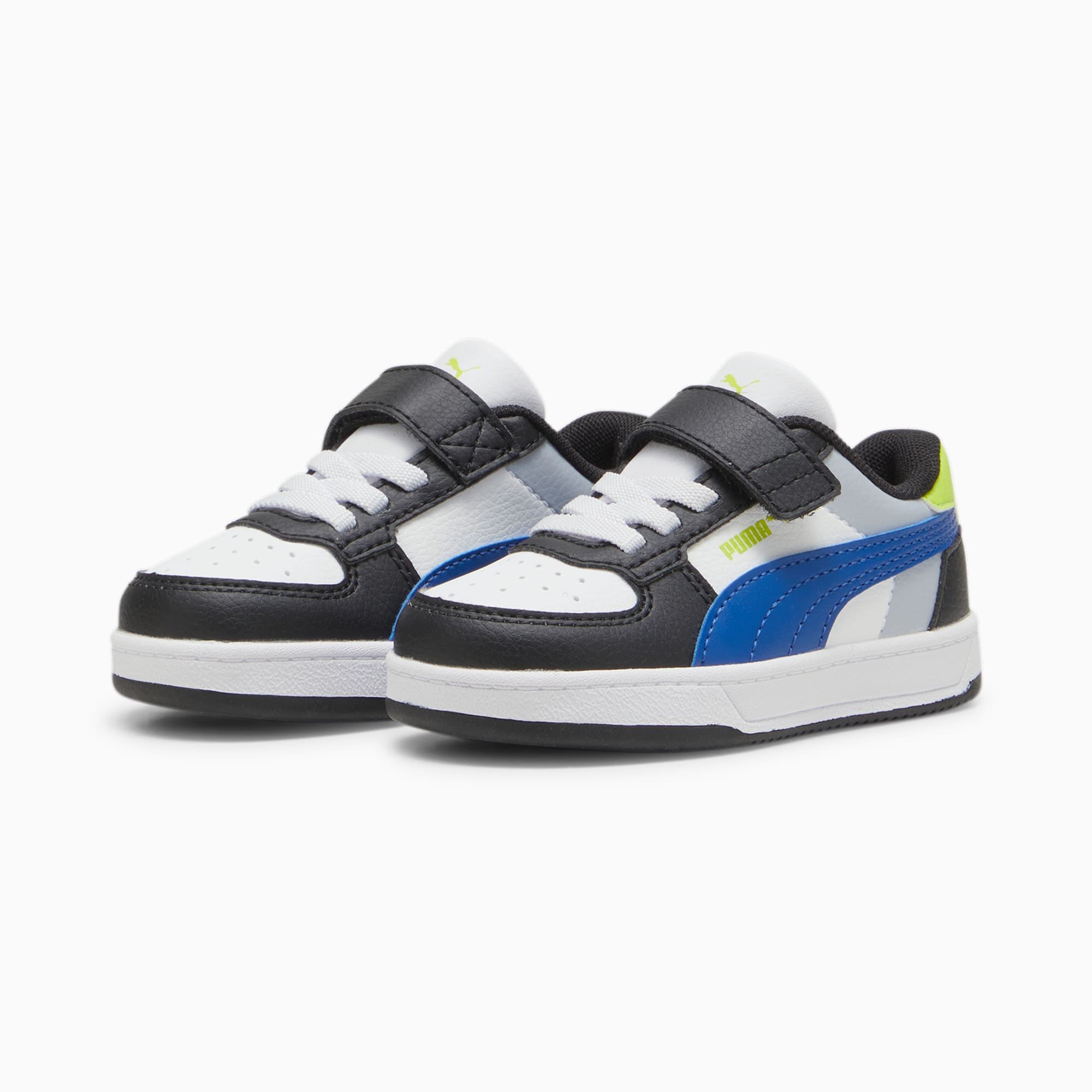 PUMA Caven 2.0 Block Toddlers' Sneakers, Cobalt Glaze-Gray Fog-Lime Pow, large