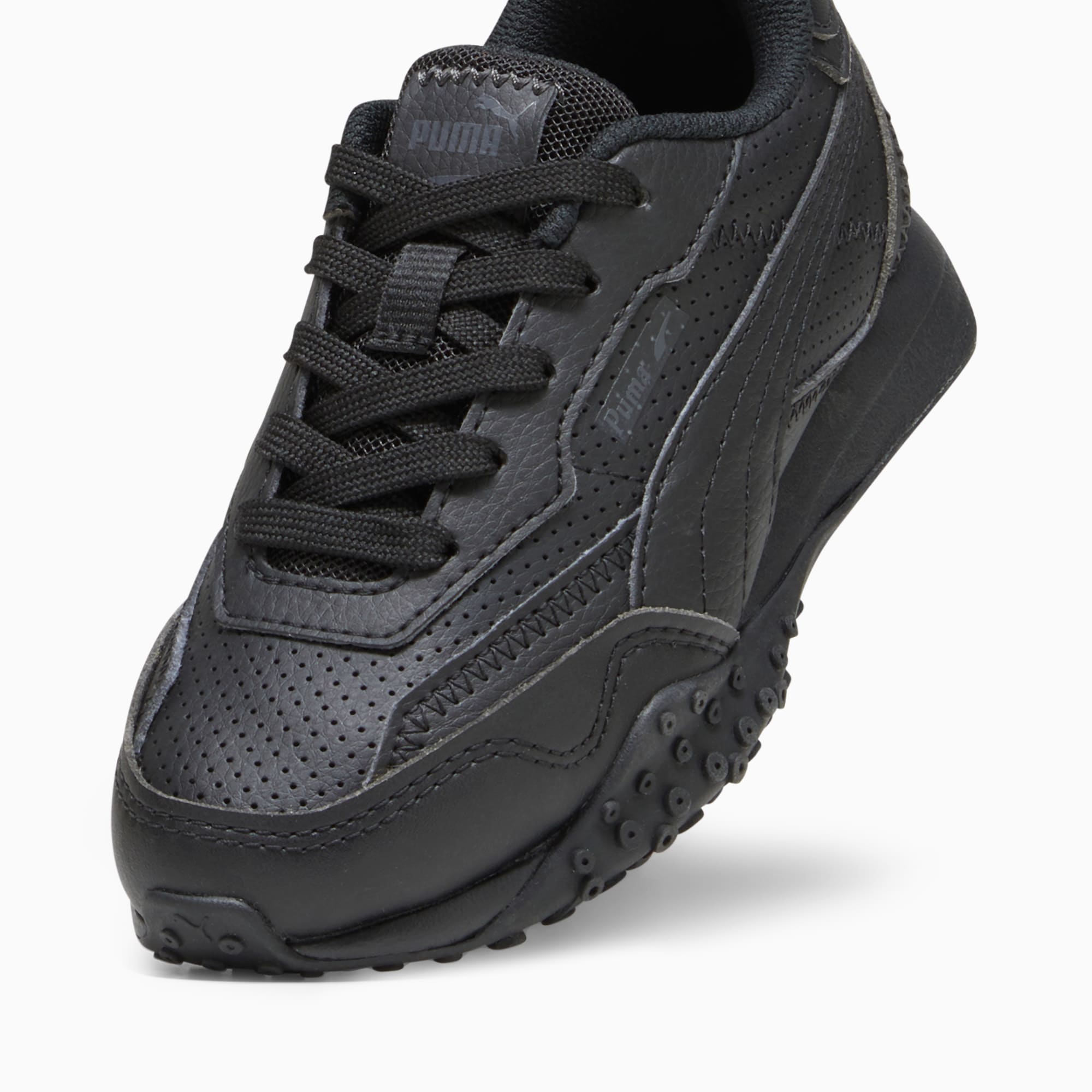 Blktop Rider Leather Little Kids Sneakers PUMA