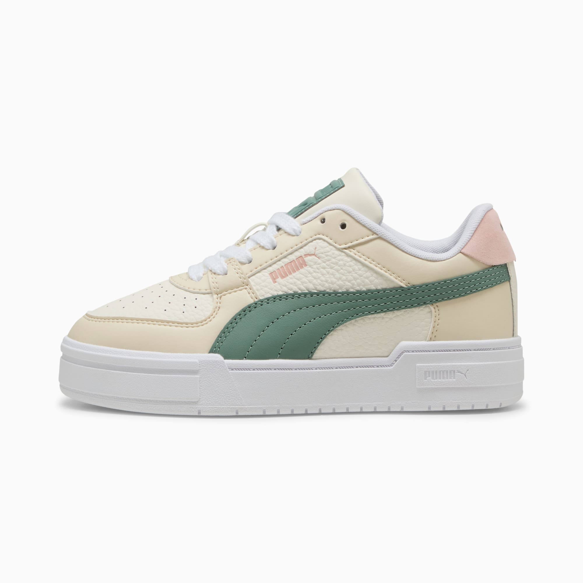 CA Pro Women's Sneakers, Alpine Snow-Green Moon, large-SEA