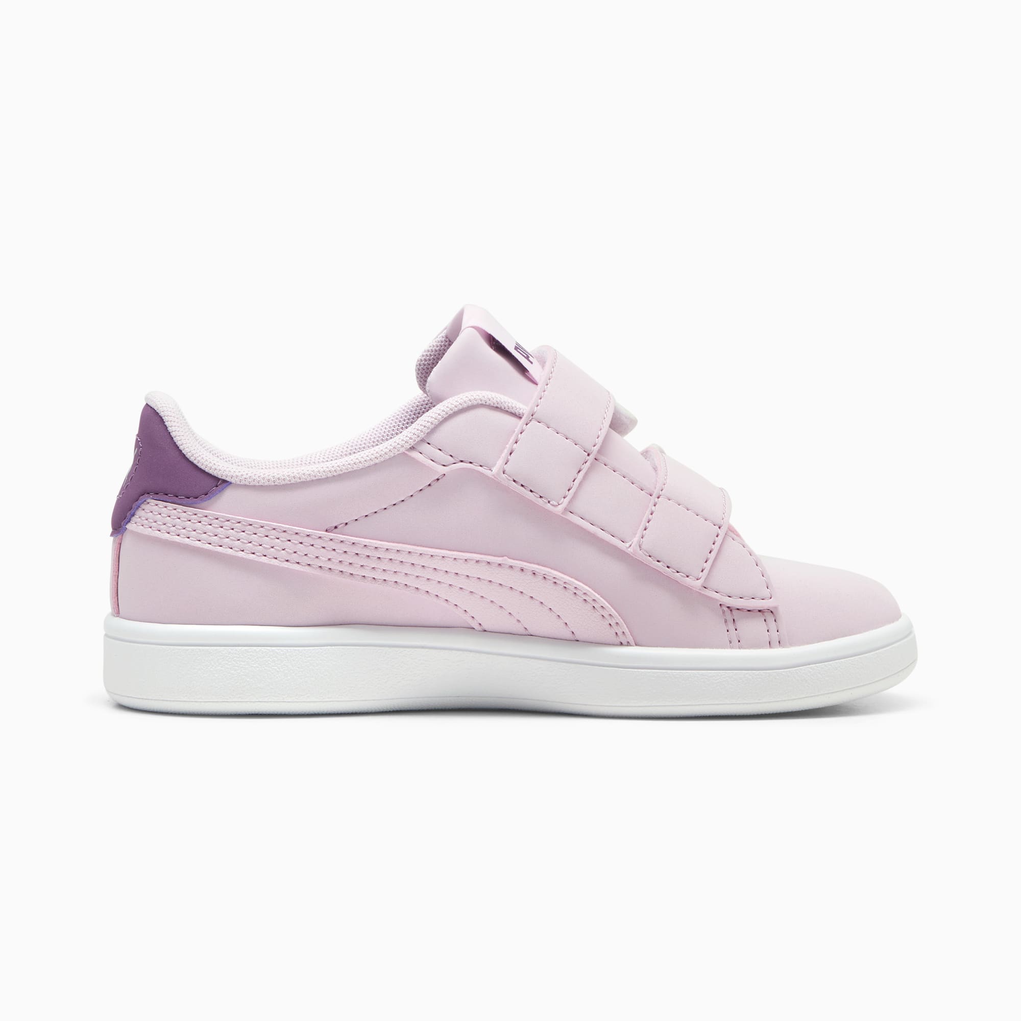  PUMA Smash 3.0 Butterfly Hook and Loop Sneaker, Frosty  Pink-Strawberry Burst White Silver, 10.5 US Unisex Little Kid