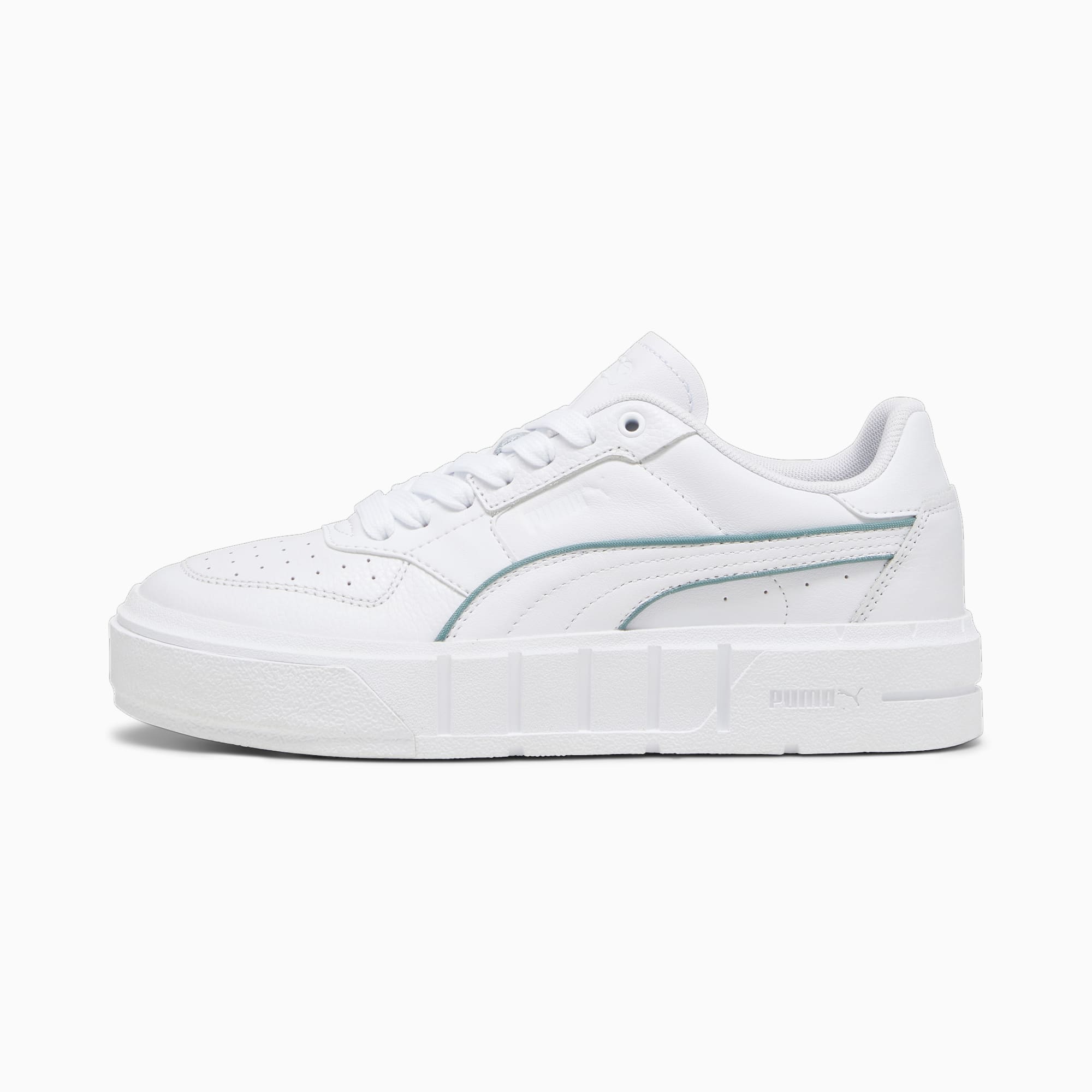 Cali Court Pop Women s Sneakers PUMA White Eucalyptus PUMA