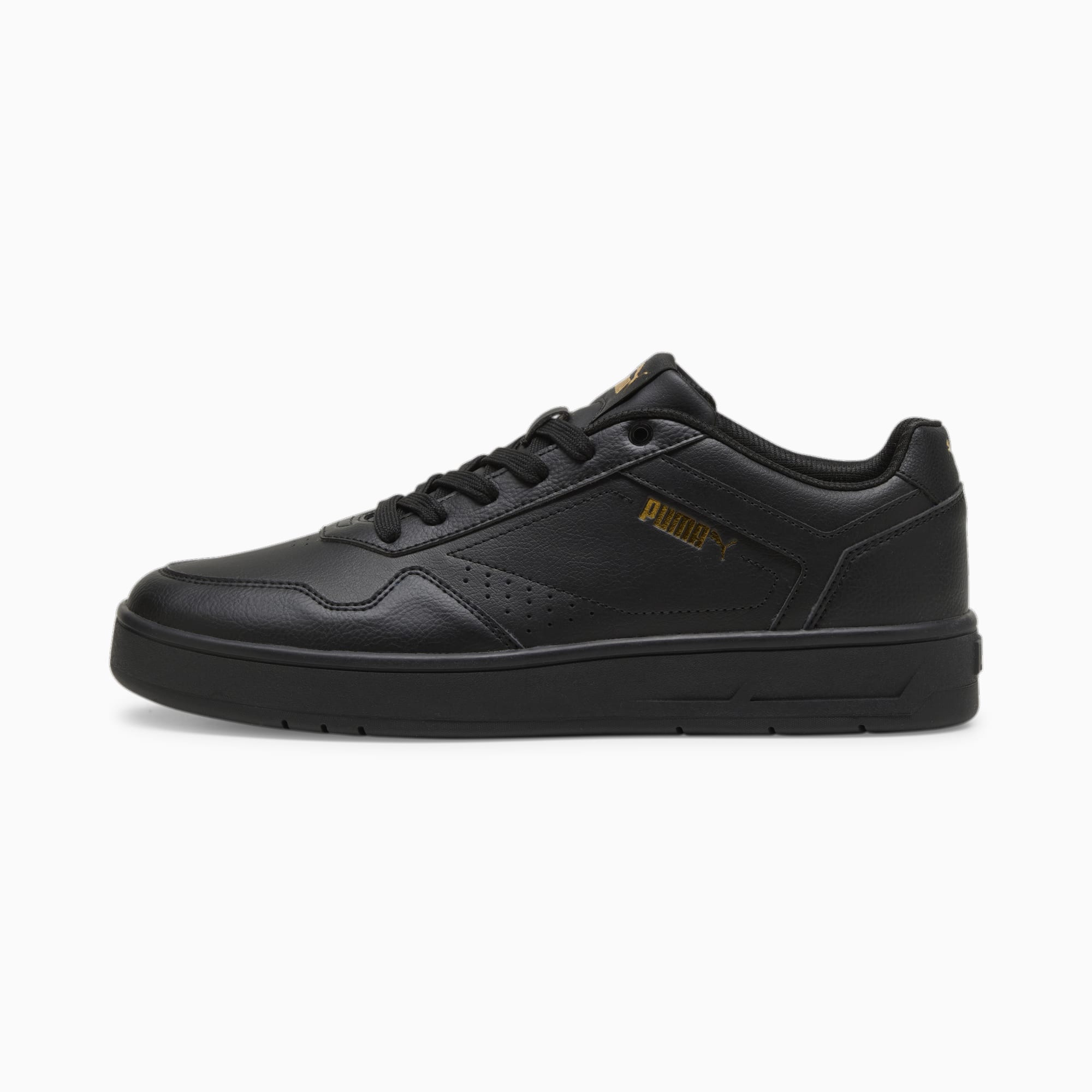 Puma court black sale
