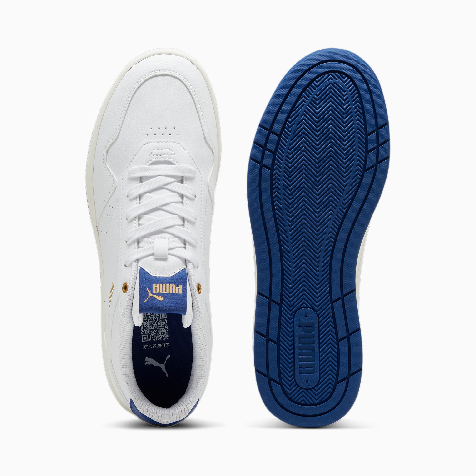 Court Classic Sneakers PUMA White Clyde Royal PUMA Gold PUMA Shoes PUMA