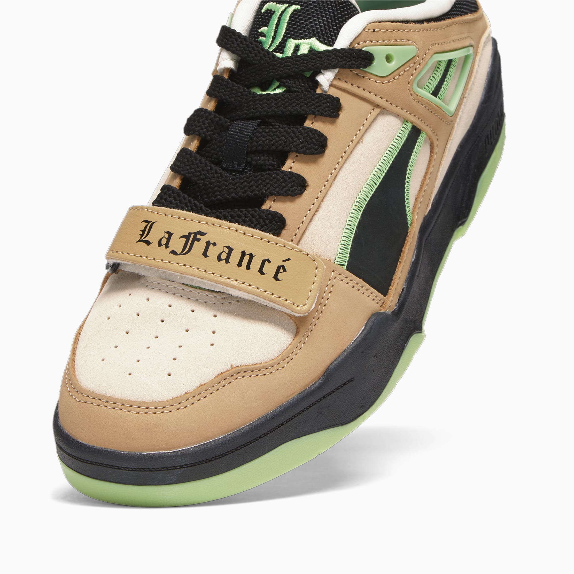 Louis Vuitton trainer GREEN Leather shine