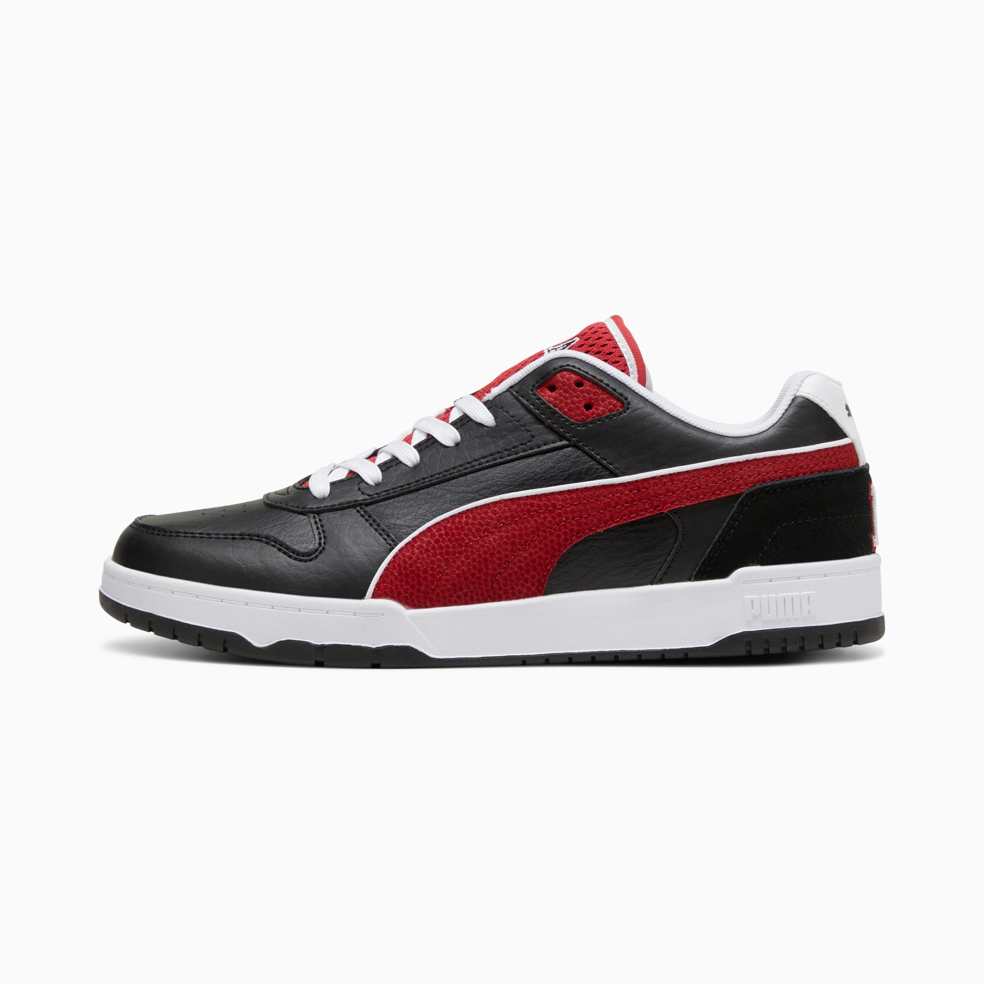 Puma shoes grey and red hot sale
