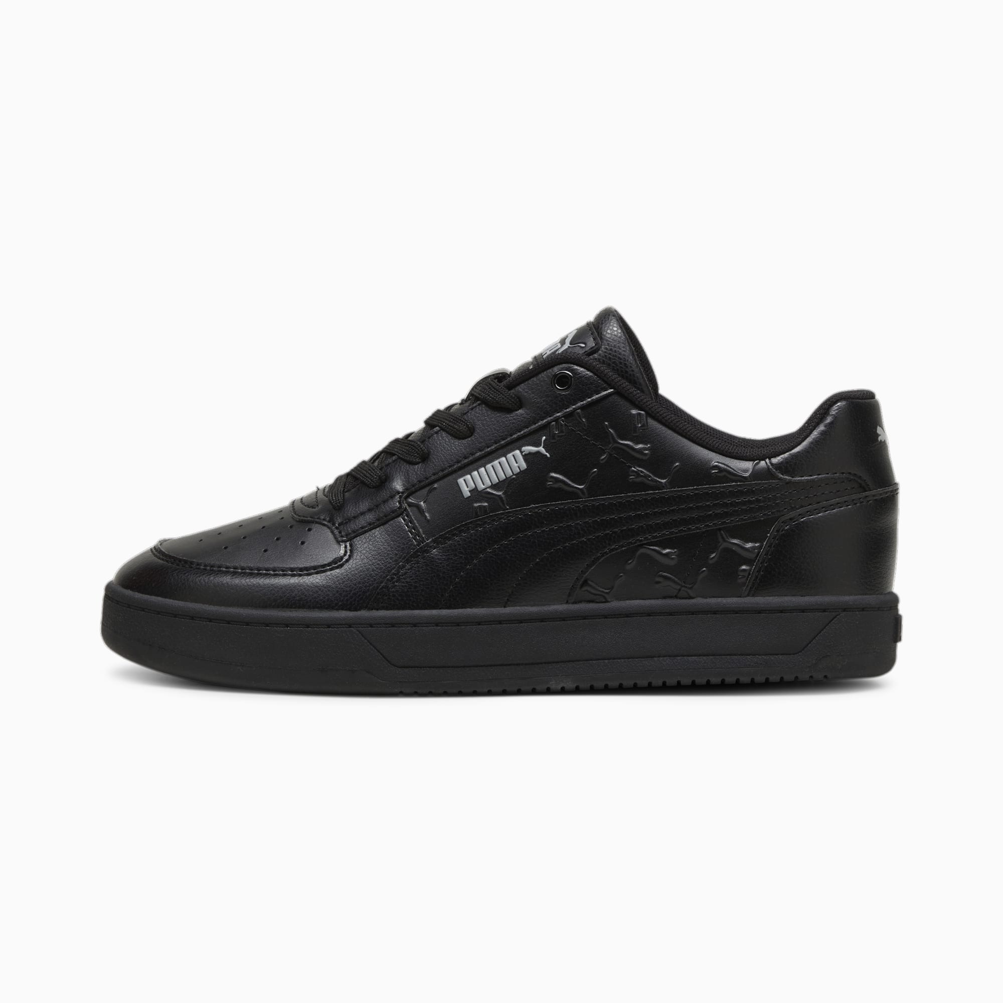 All black leather outlet pumas